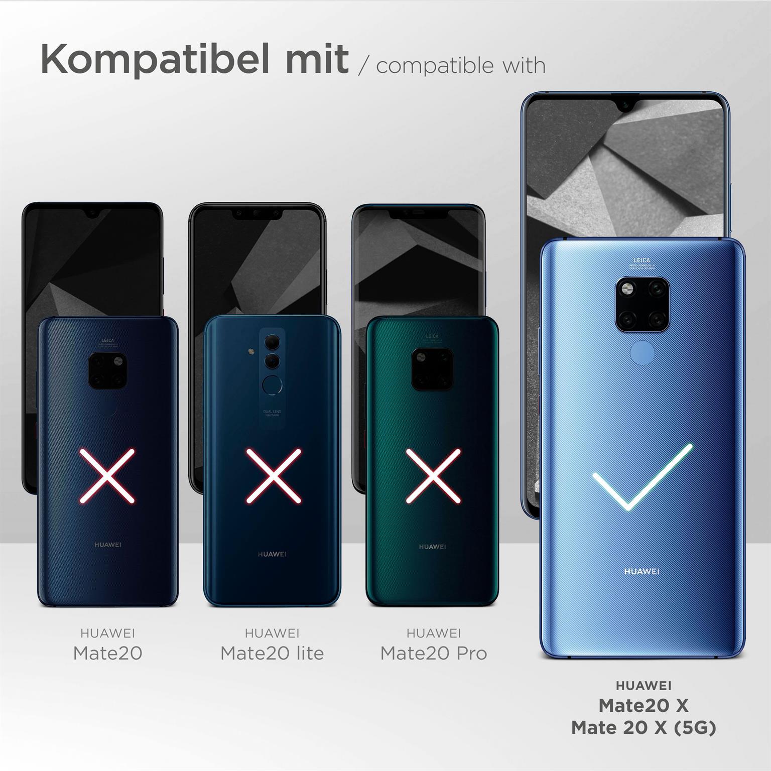 moex Alpha Case für Huawei Mate 20 X – Extrem dünne, minimalistische Hülle in seidenmatt