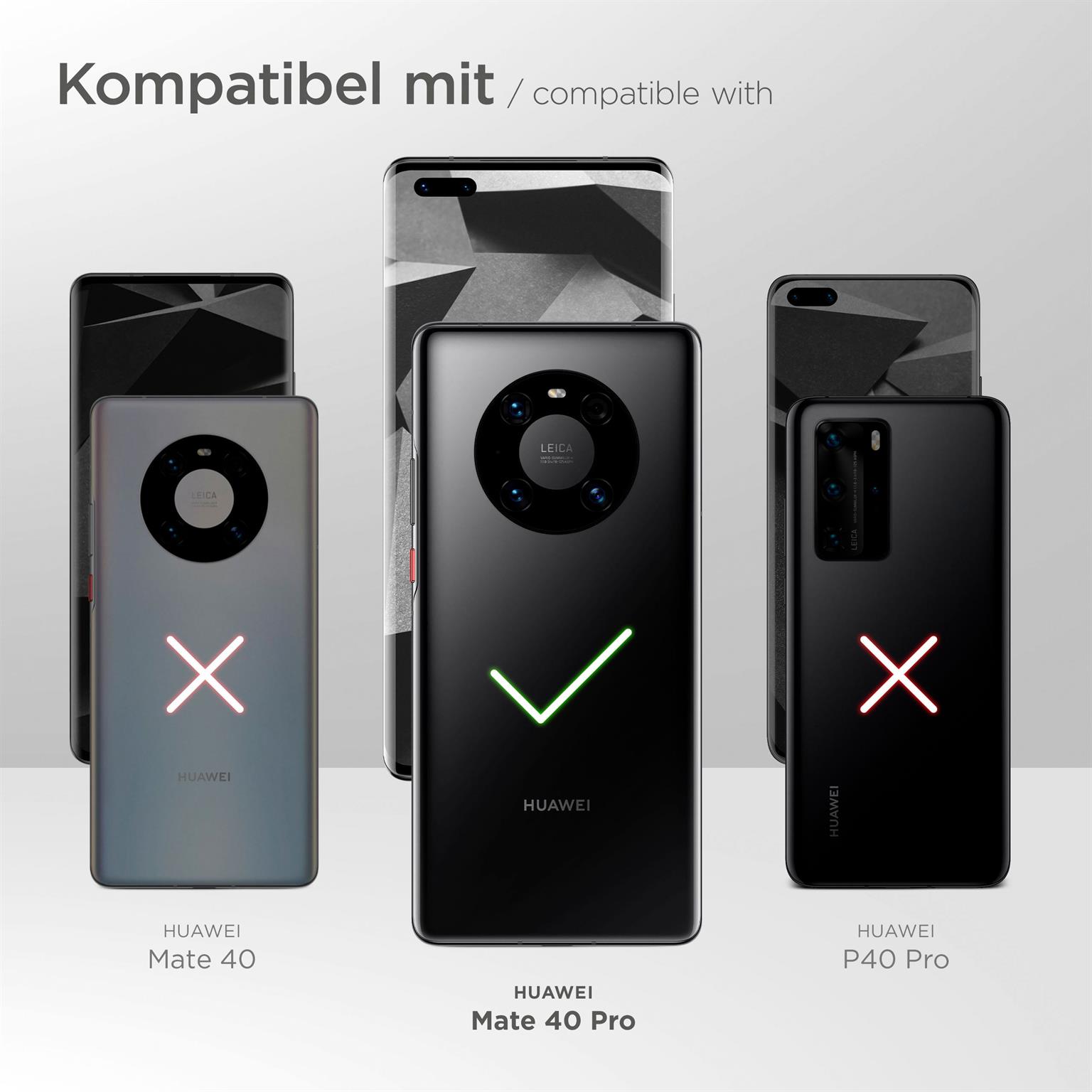moex Alpha Case für Huawei Mate 40 Pro – Extrem dünne, minimalistische Hülle in seidenmatt