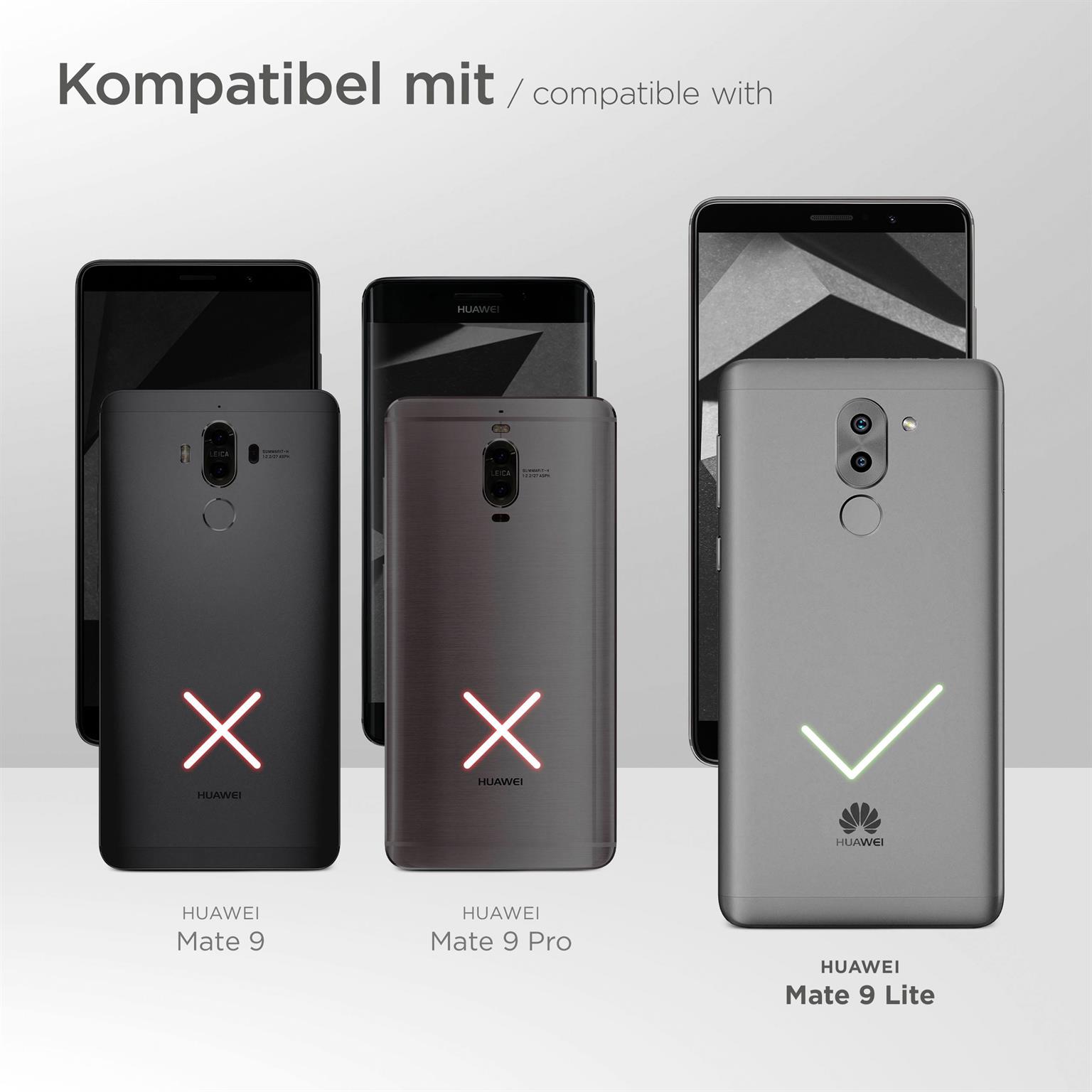moex Mesh Case für Huawei Mate 9 Lite – Handy Gürteltasche aus Nylon, Quertasche mit Gürtelclip