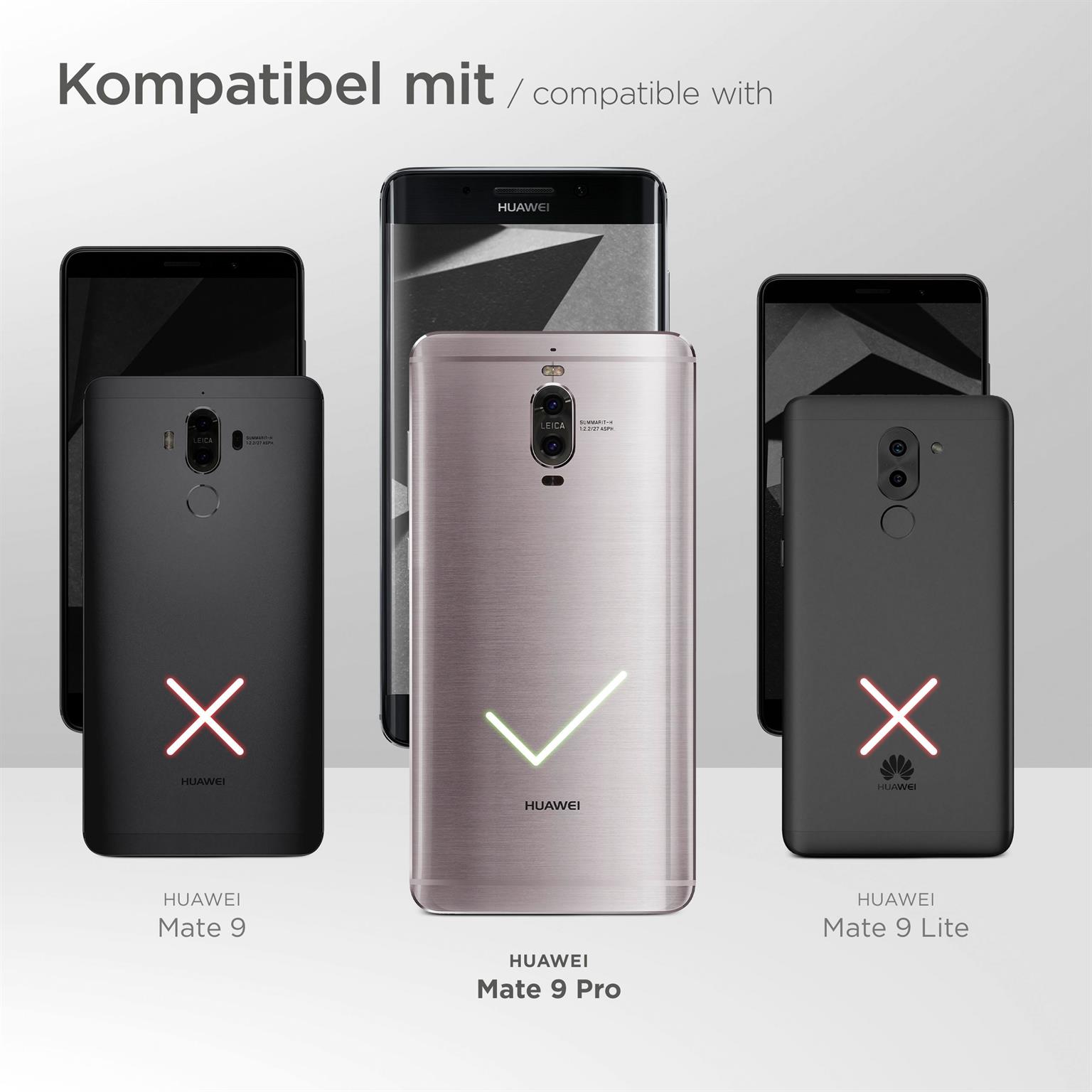 moex Alpha Case für Huawei Mate 9 Pro – Extrem dünne, minimalistische Hülle in seidenmatt