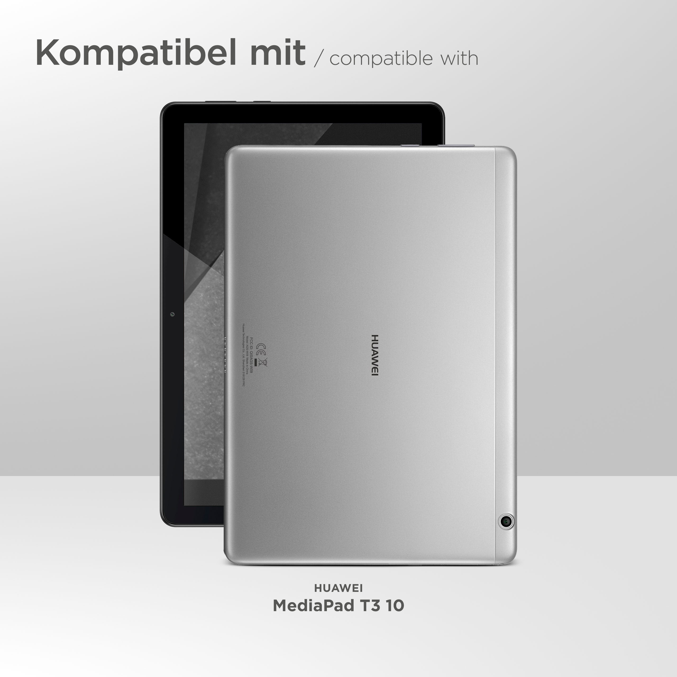 moex FlexProtect Matt für Huawei MediaPad T3 10 – Anti Reflex Schutzfolie für besten Displayschutz, Matt