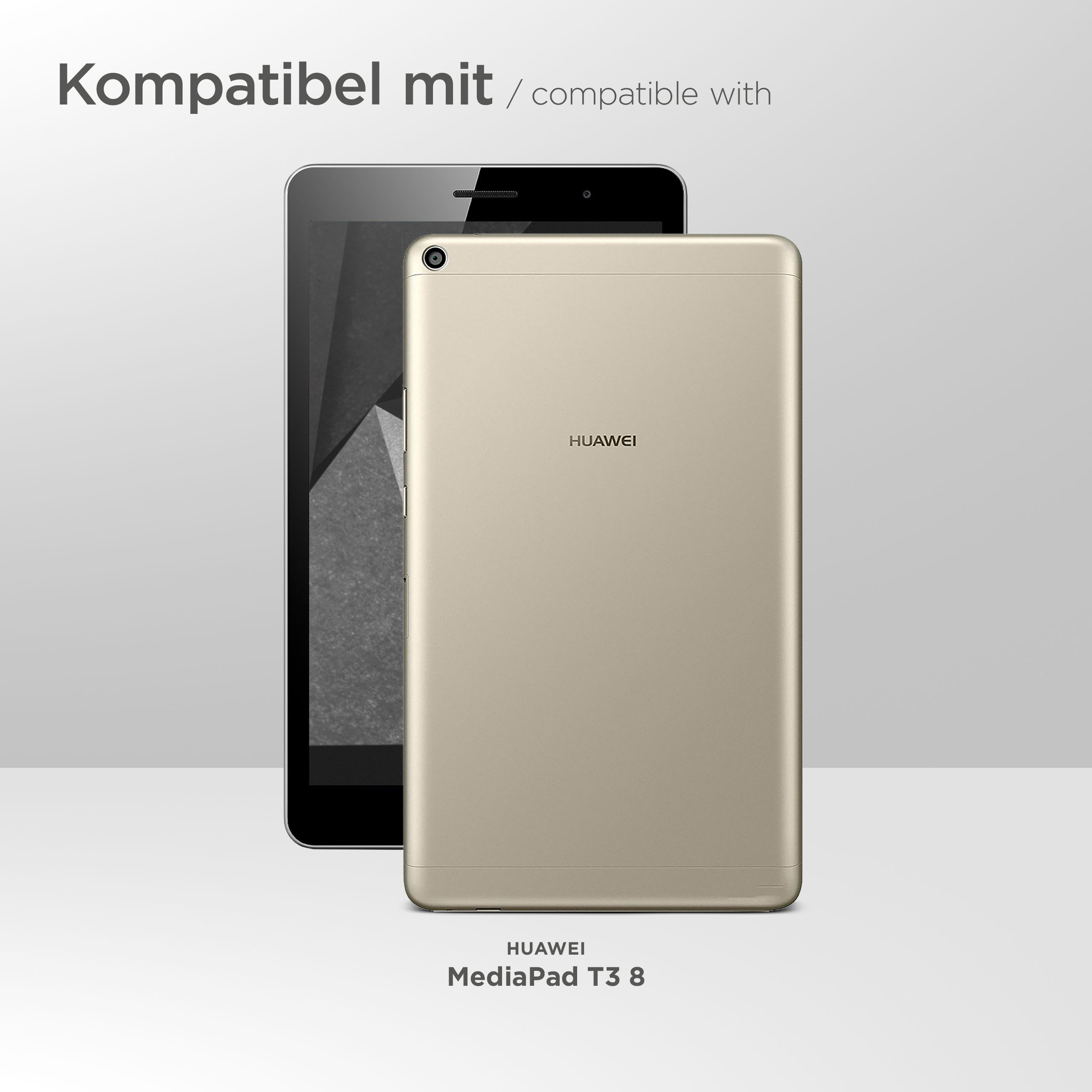 moex FlexProtect Matt für Huawei MediaPad T3 8 – Anti Reflex Schutzfolie für besten Displayschutz, Matt