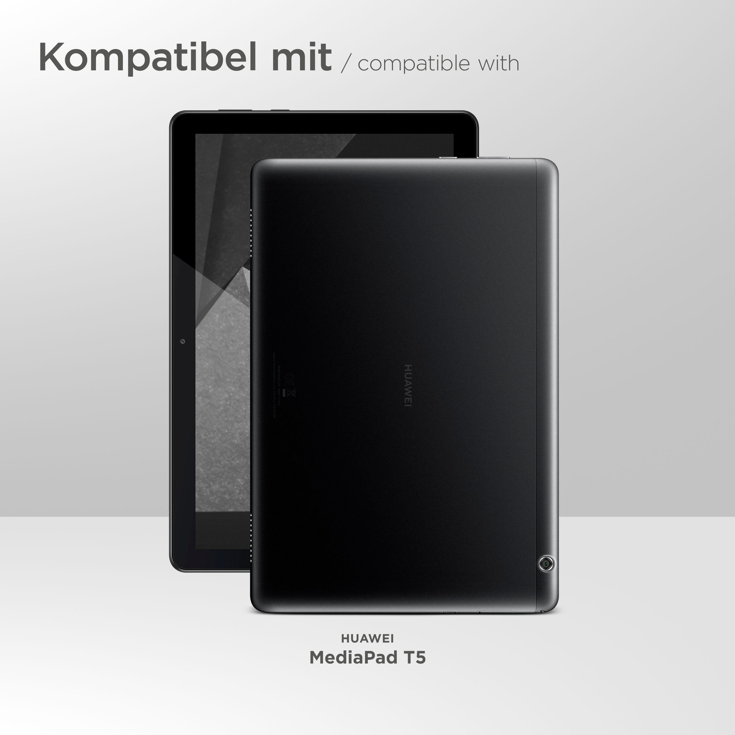 moex FlexProtect Matt für Huawei MediaPad T5 – Anti Reflex Schutzfolie für besten Displayschutz, Matt