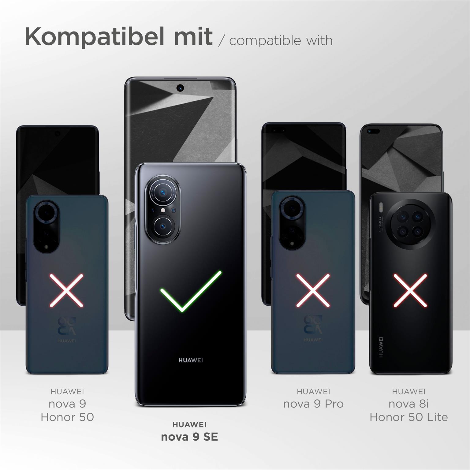 moex Aero Case Huawei nova 9 SE durchsichtig aus Silikon