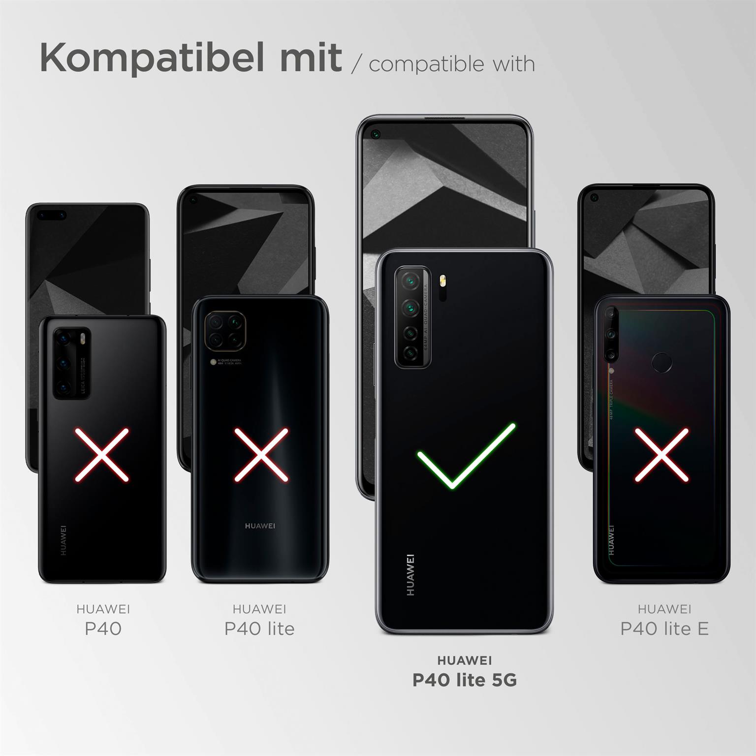moex Aero Case Huawei P40 Lite 5G durchsichtig aus Silikon