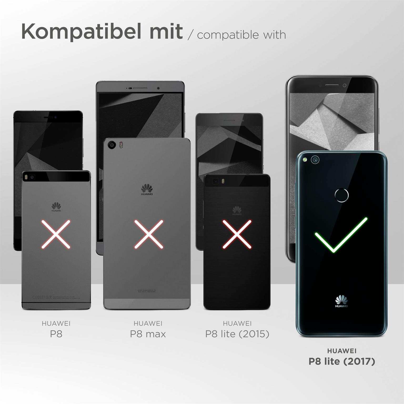 moex Aero Case Huawei P8 Lite 2017 durchsichtig aus Silikon