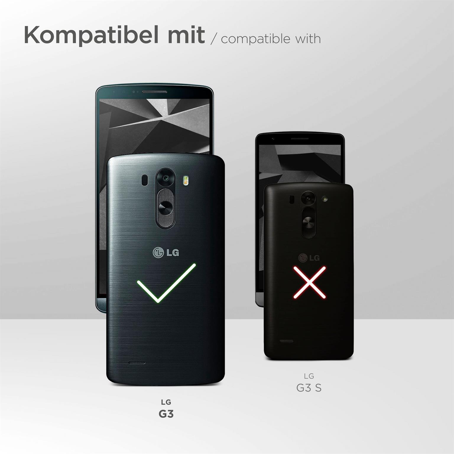 ONEFLOW Zeal Case für LG G3 – Handy Gürteltasche aus PU Leder mit Kartenfächern