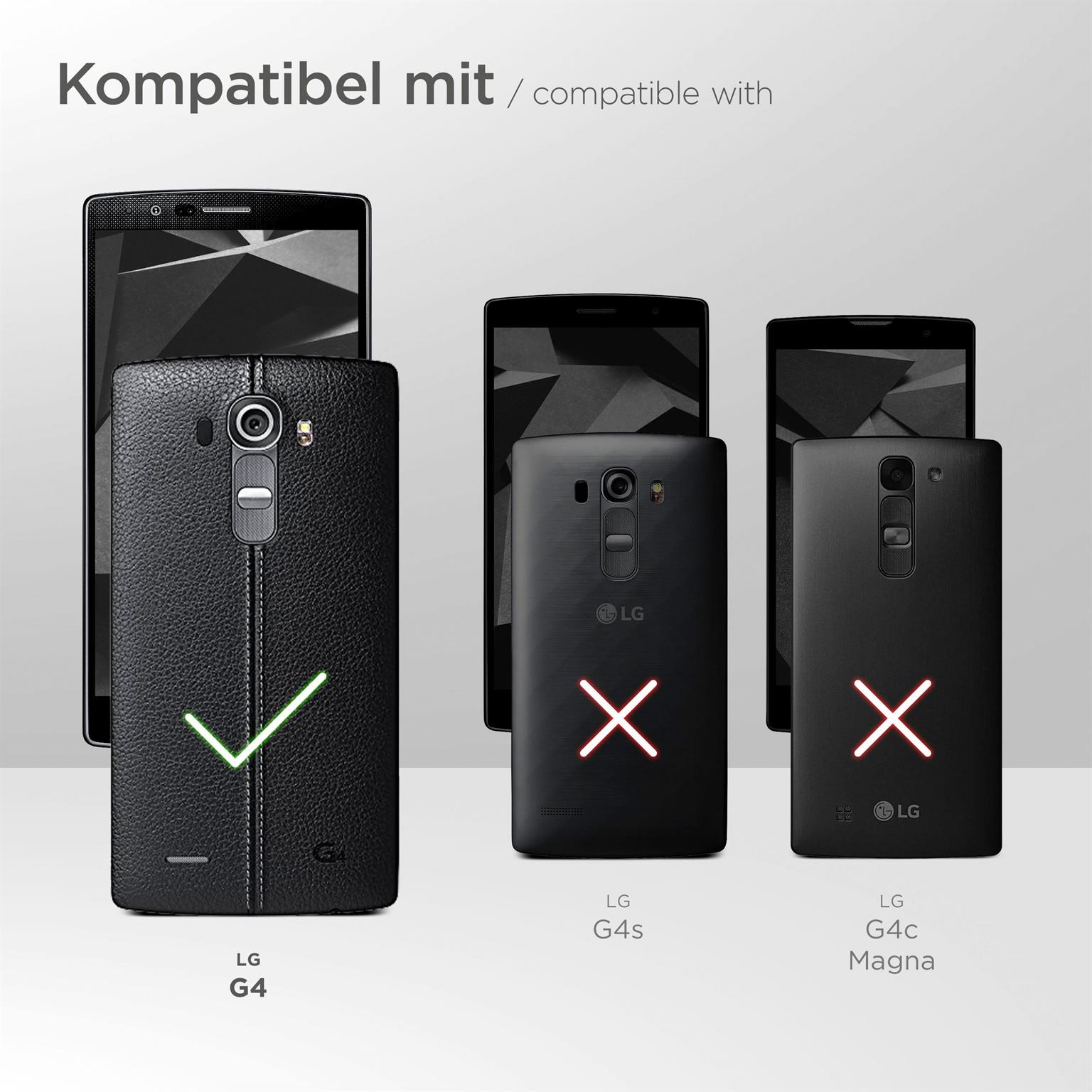 moex FlexProtect Matt für LG G4 – Anti Reflex Schutzfolie für besten Displayschutz, Matt