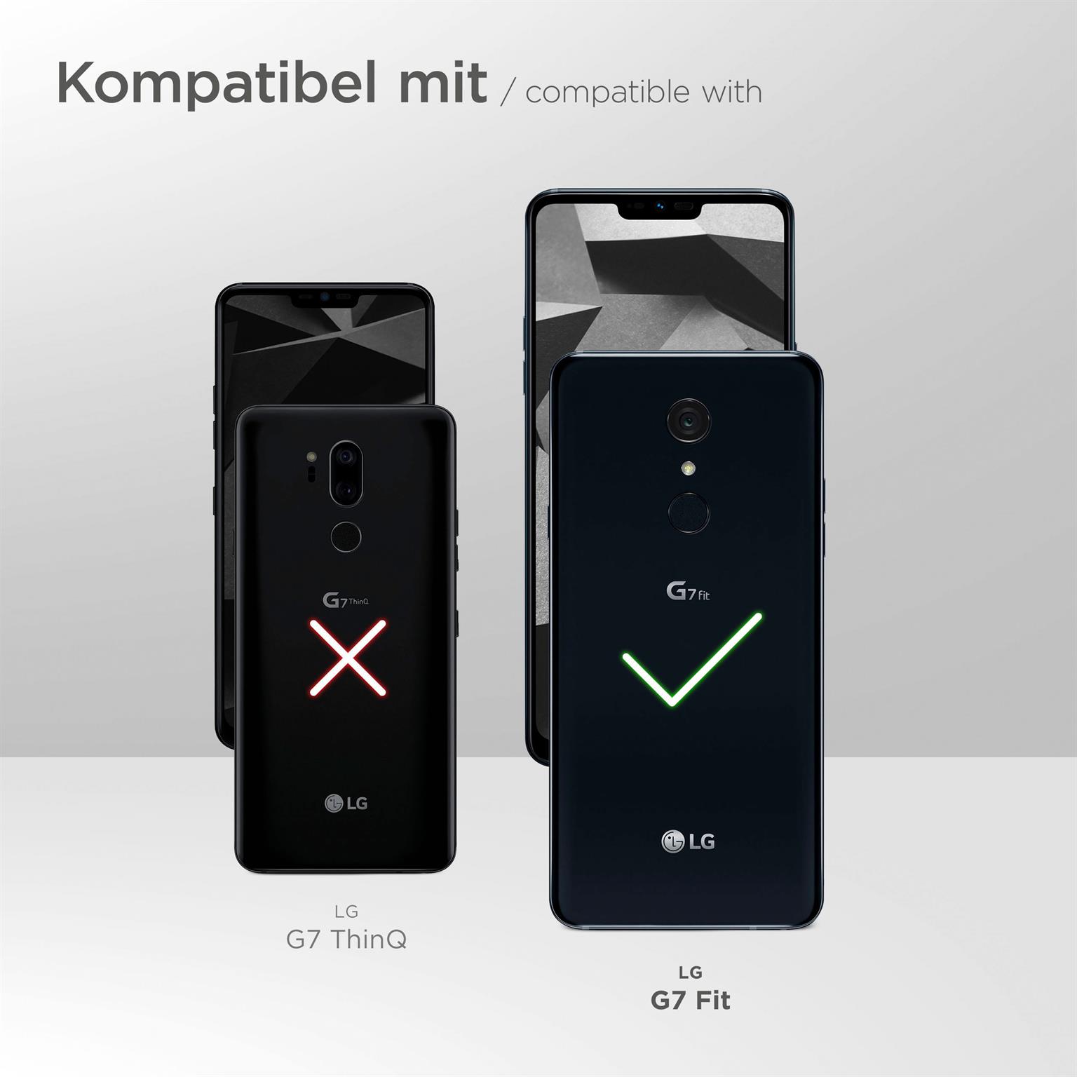 moex Pull Case für LG G7 Fit – Handyhülle zum Einstecken mit Ausziehhilfe