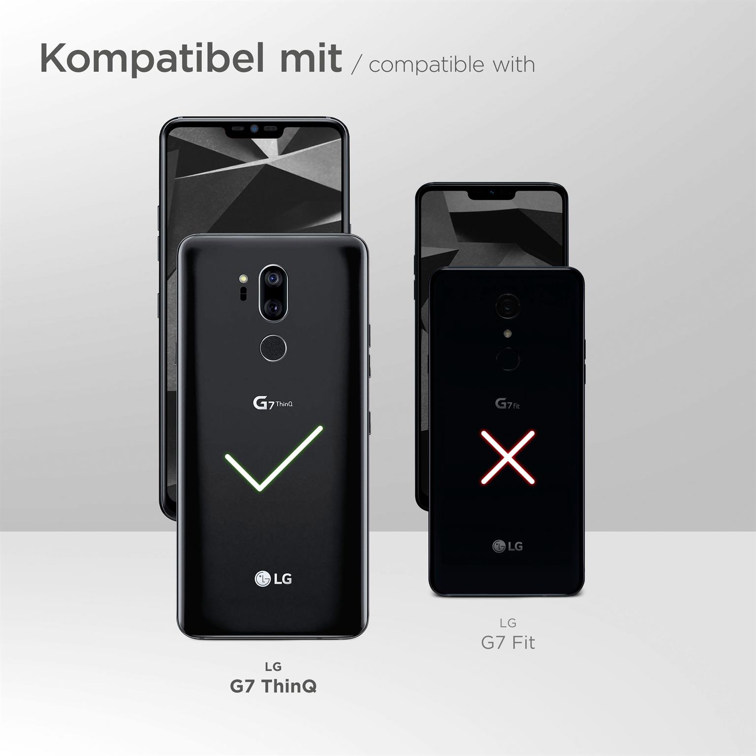 moex FlexProtect Matt für LG G7 ThinQ – Anti Reflex Schutzfolie für besten Displayschutz, Matt