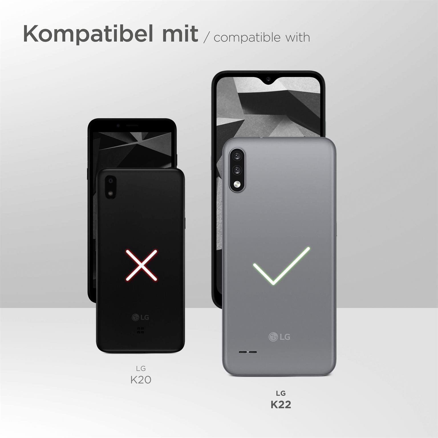 moex Agility Case für LG K22 – Handy Gürteltasche aus Nylon mit Karabiner und Gürtelschlaufe