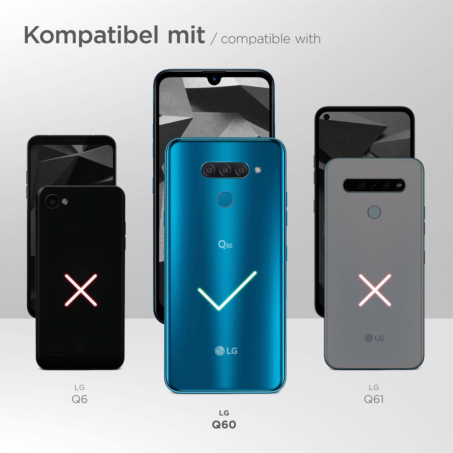 moex Mesh Case für LG Q60 – Handy Gürteltasche aus Nylon, Quertasche mit Gürtelclip