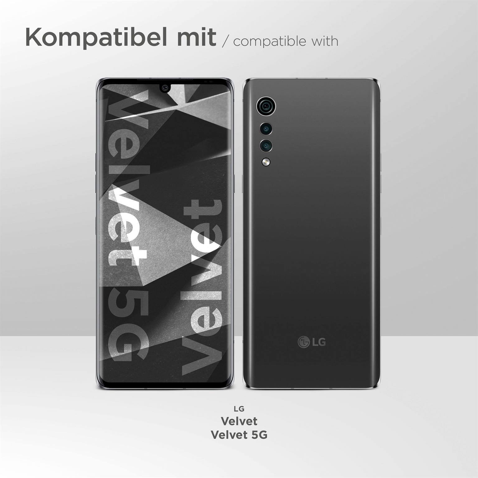 moex Agility Case für LG Velvet 5G – Handy Gürteltasche aus Nylon mit Karabiner und Gürtelschlaufe