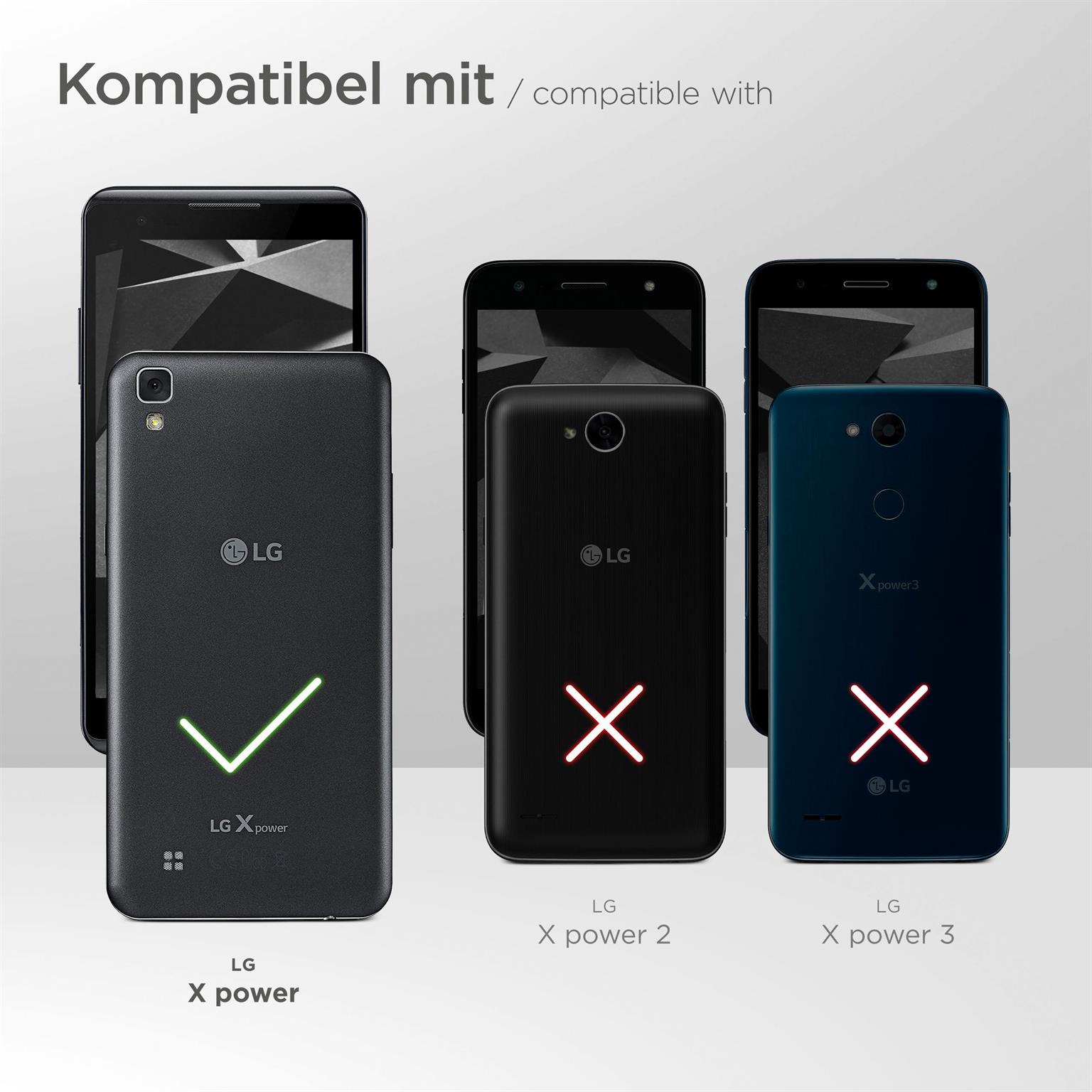 ONEFLOW Force Case für LG X Power – Smartphone Armtasche aus Neopren, Handy Sportarmband