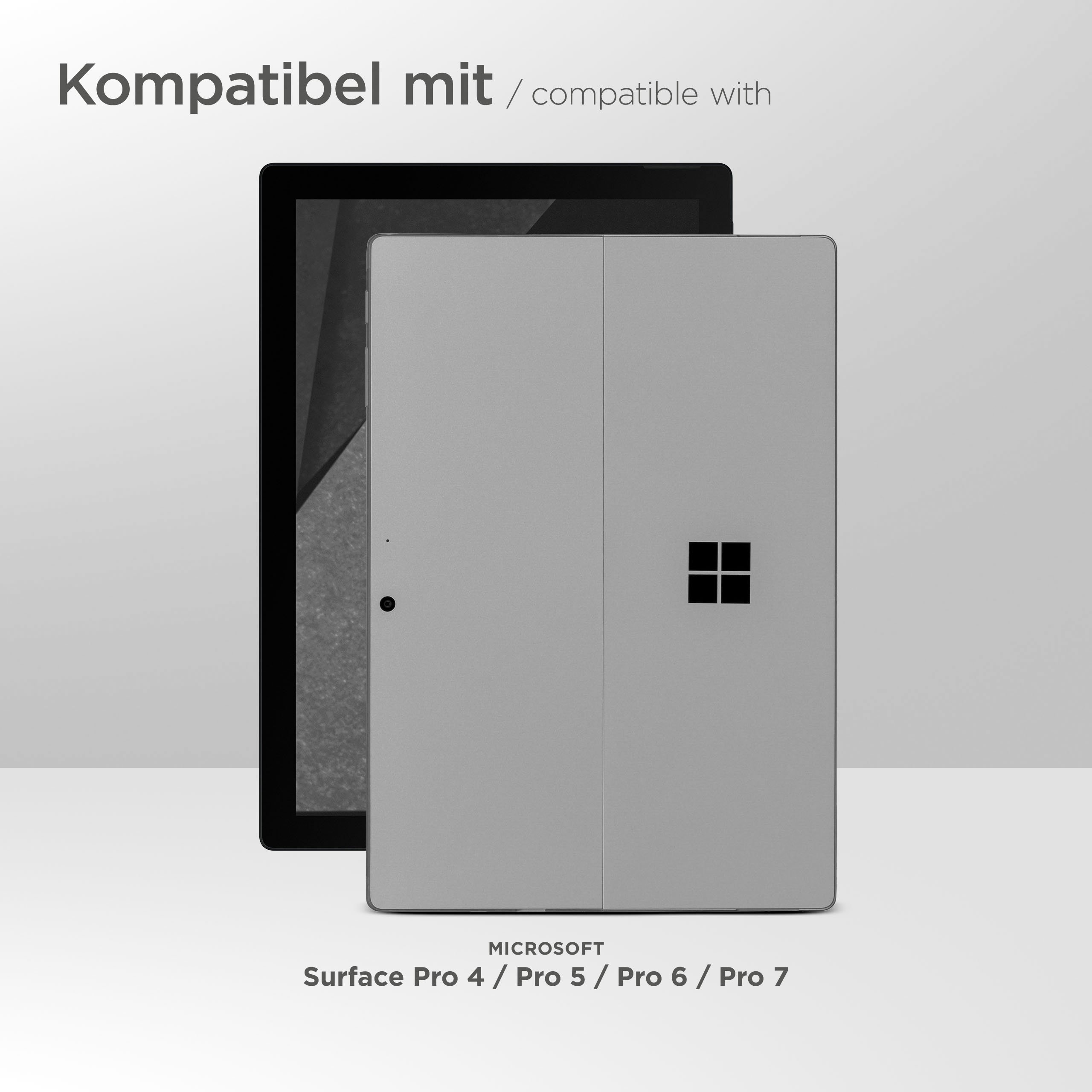 moex FlexProtect Matt für Microsoft Surface Pro 5 – Anti Reflex Schutzfolie für besten Displayschutz, Matt
