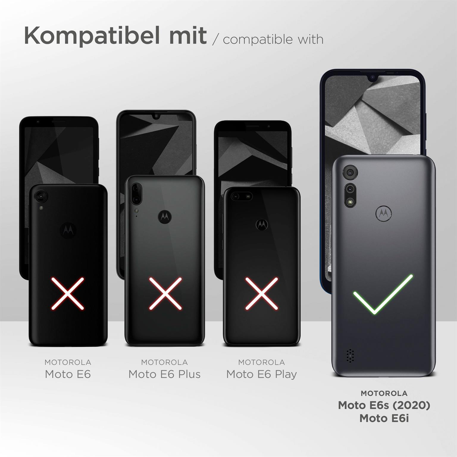 moex FlexProtect Matt für Motorola Moto E6i – Anti Reflex Schutzfolie für besten Displayschutz, Matt