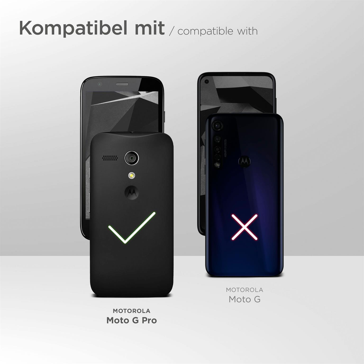 moex FlexProtect Matt für Motorola Moto G Pro – Anti Reflex Schutzfolie für besten Displayschutz, Matt