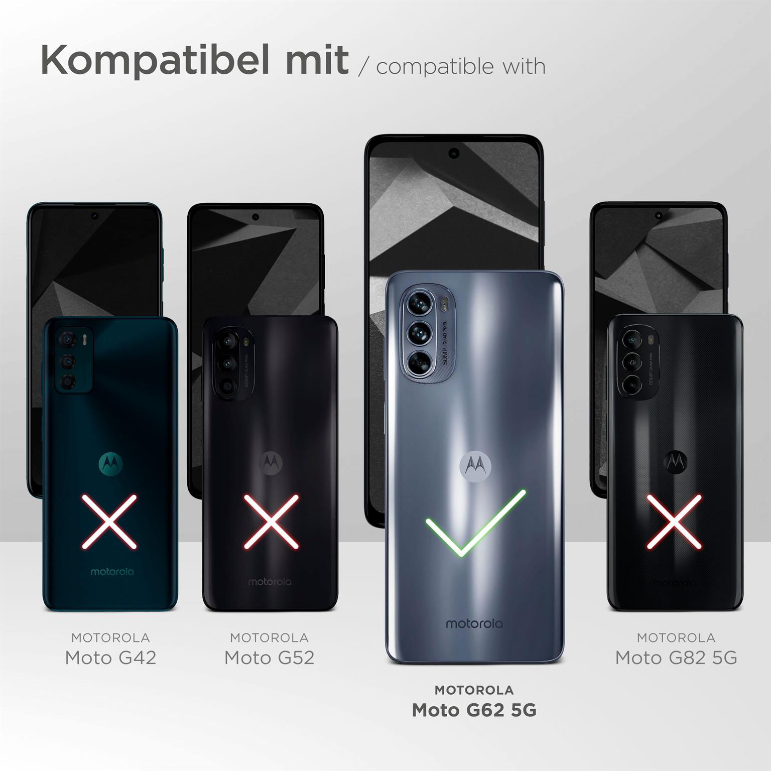 moex Agility Case für Motorola Moto G62 5G – Handy Gürteltasche aus Nylon mit Karabiner und Gürtelschlaufe