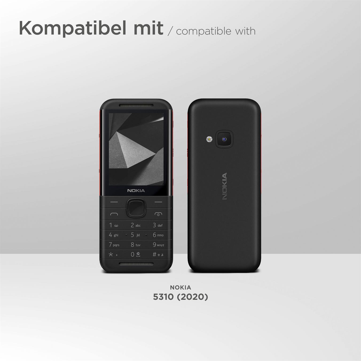 moex Plug Case für Nokia 5310 (2020) – Handy Gürteltasche aus PU Leder mit Magnetverschluss