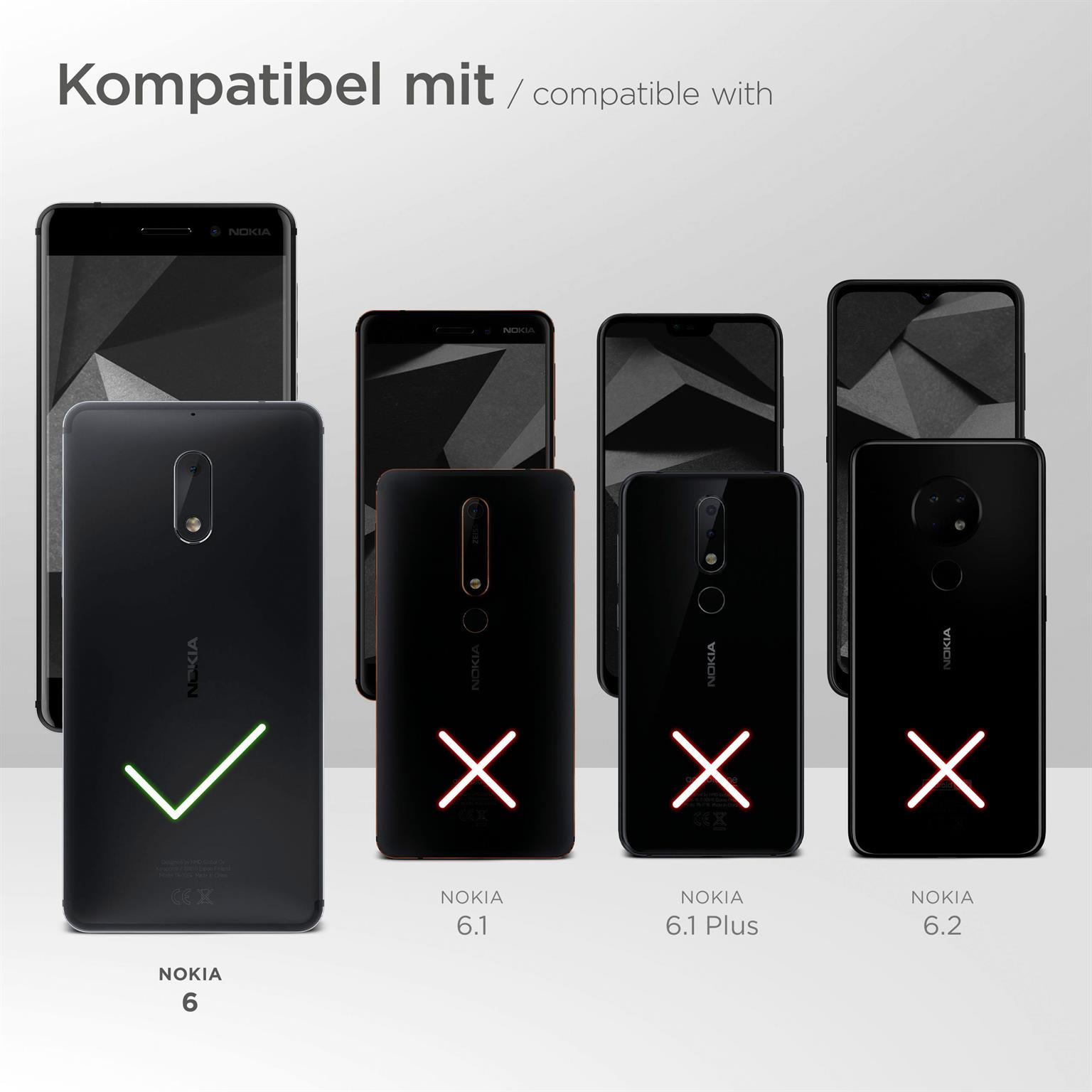 ONEFLOW Clear Case Nokia 6 Silikonhülle transparent