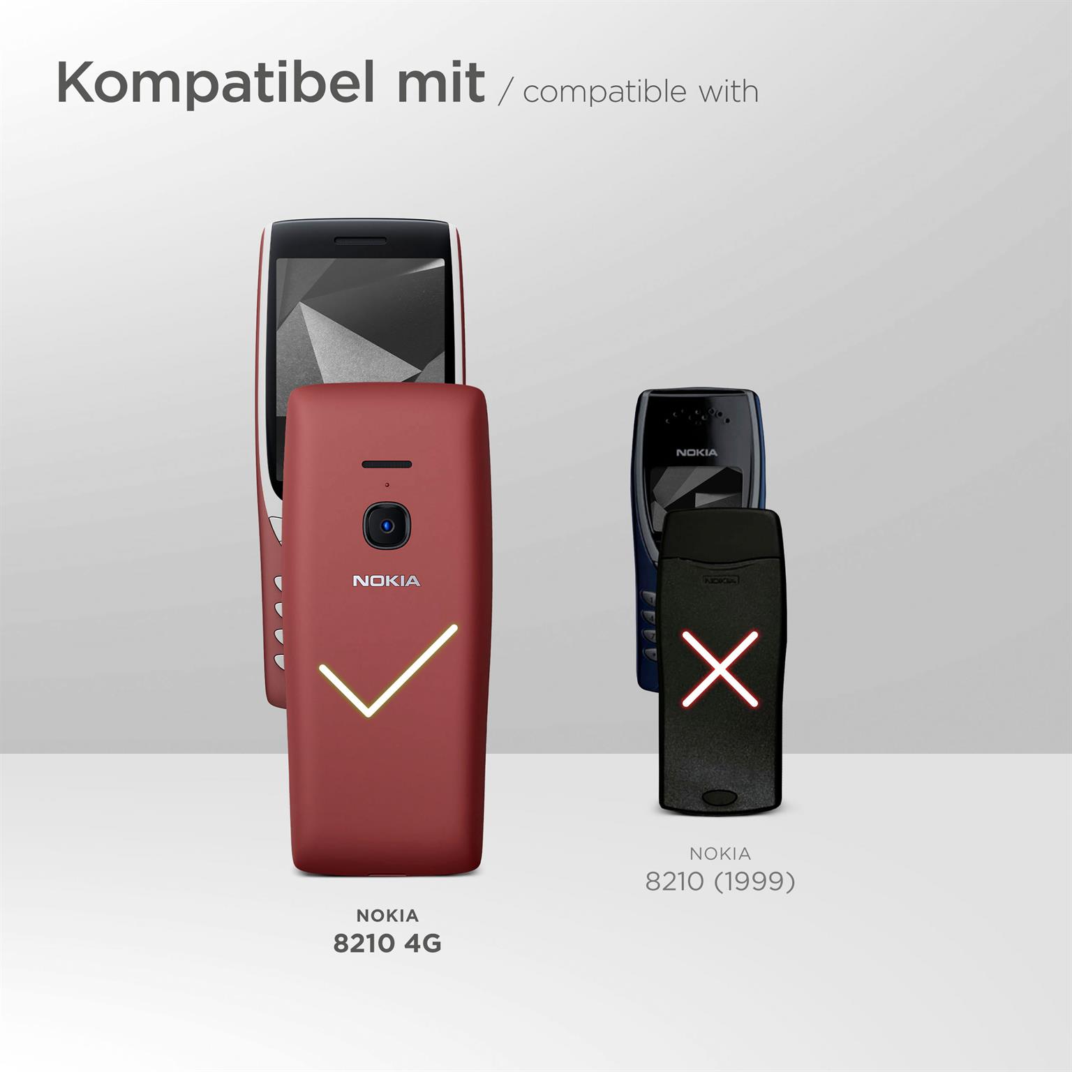 moex Fitness Case für Nokia 8210 4G – Handy Armband aus Neopren zum Joggen, Sport Handytasche – Schwarz