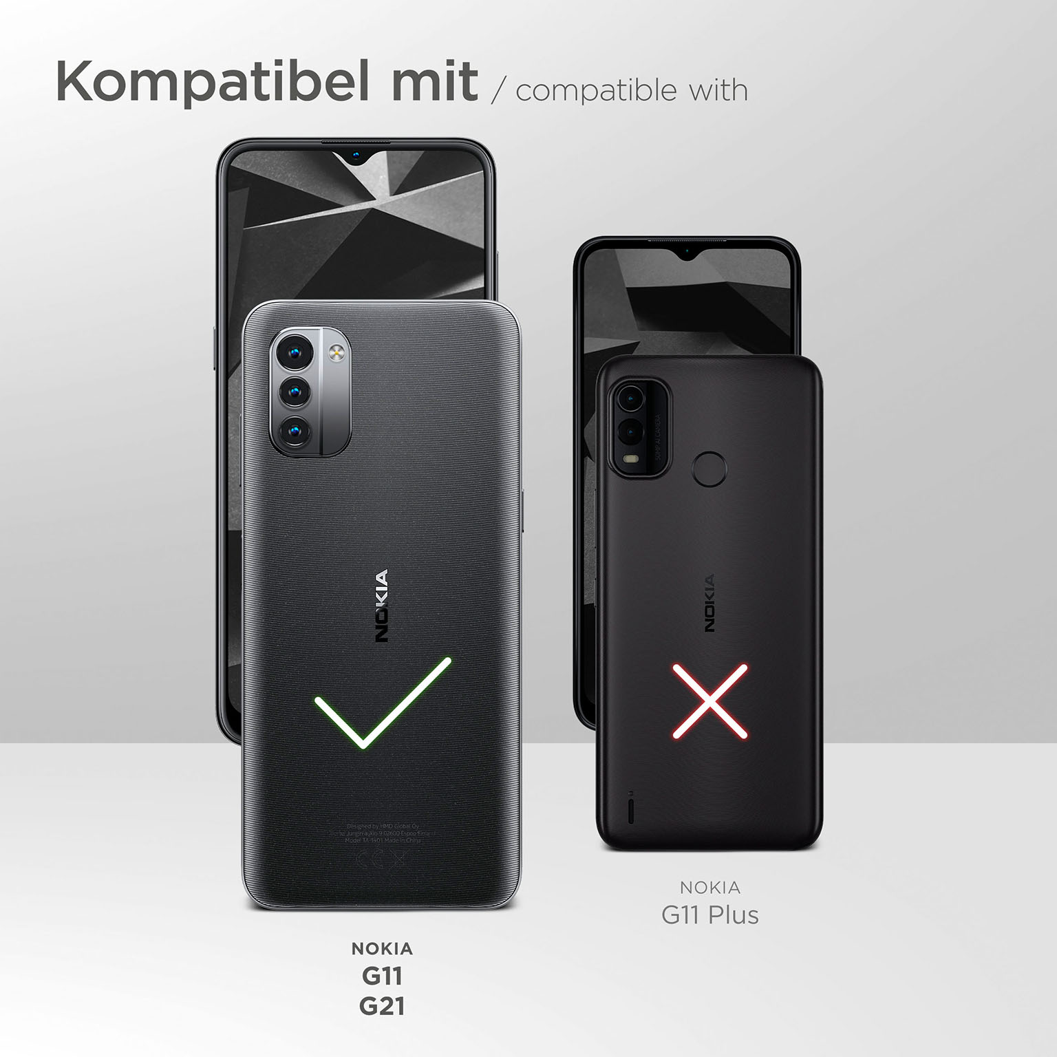 moex FlexProtect Klar für Nokia G21 – Schutzfolie für unsichtbaren Displayschutz, Ultra klar