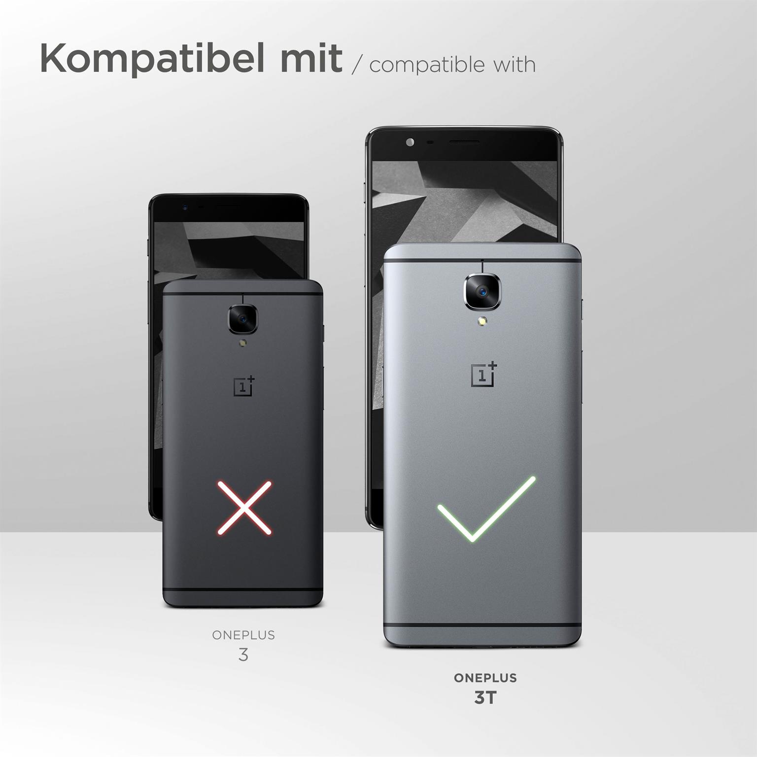 moex Fitness Case für OnePlus 3T – Handy Armband aus Neopren zum Joggen, Sport Handytasche – Schwarz