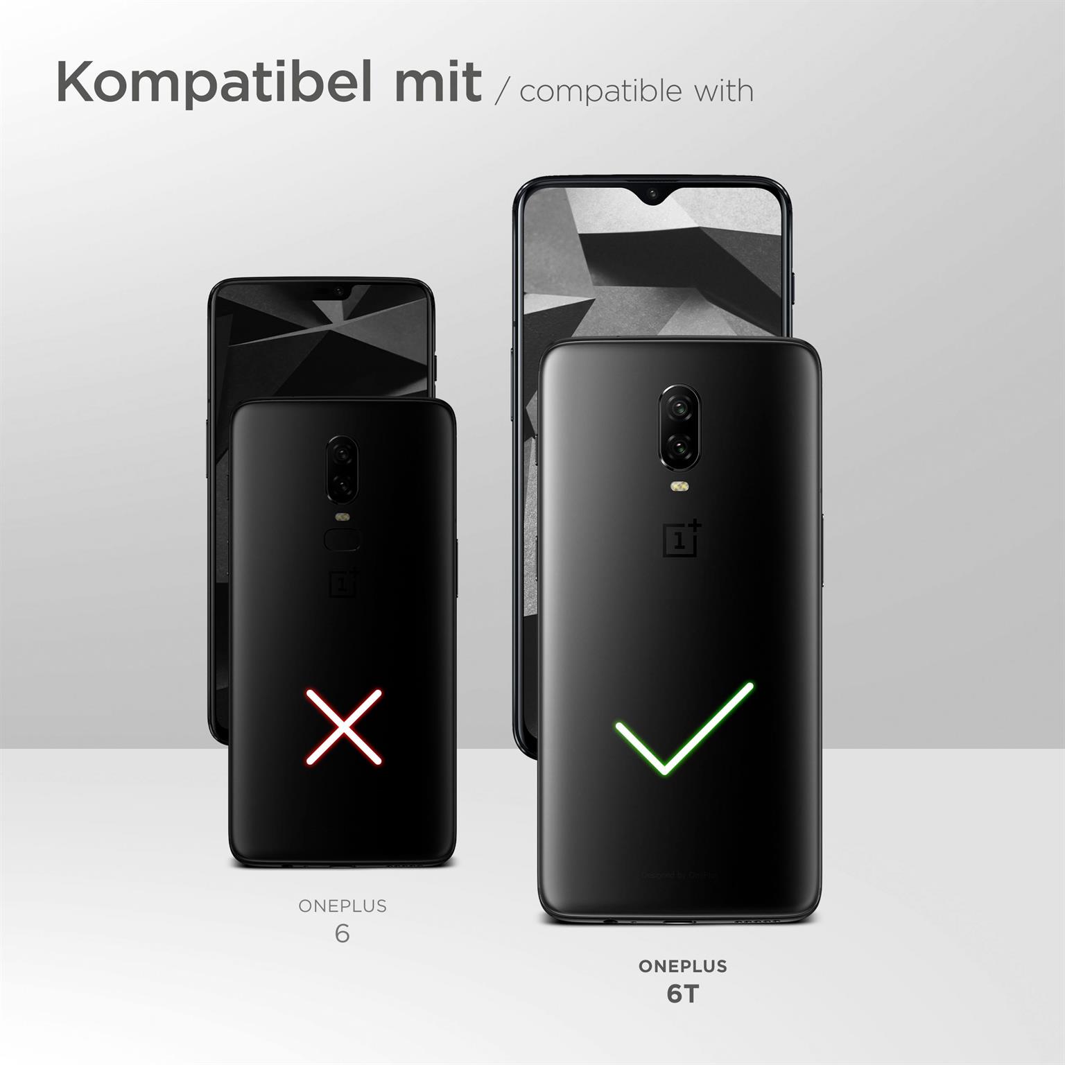 moex Free Spirit für OnePlus 6T – Hülle mit Kette zum Umhängen, abnehmbare Handykette