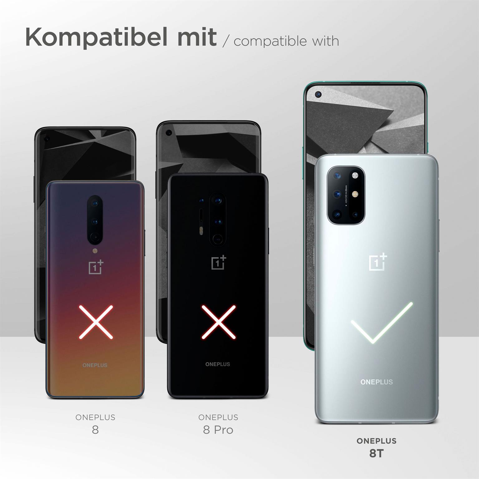 moex ShockProtect Klar für OnePlus 8T – Panzerglas für kratzfesten Displayschutz, Ultra klar