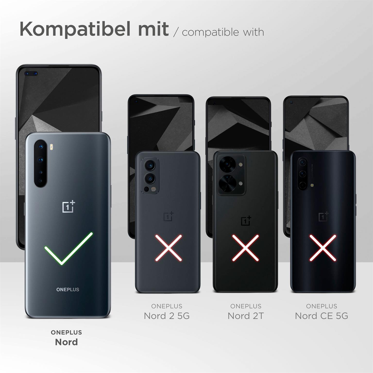 ONEFLOW Twist Case für OnePlus Nord – Hülle mit Kette aus Metall, abnehmbar