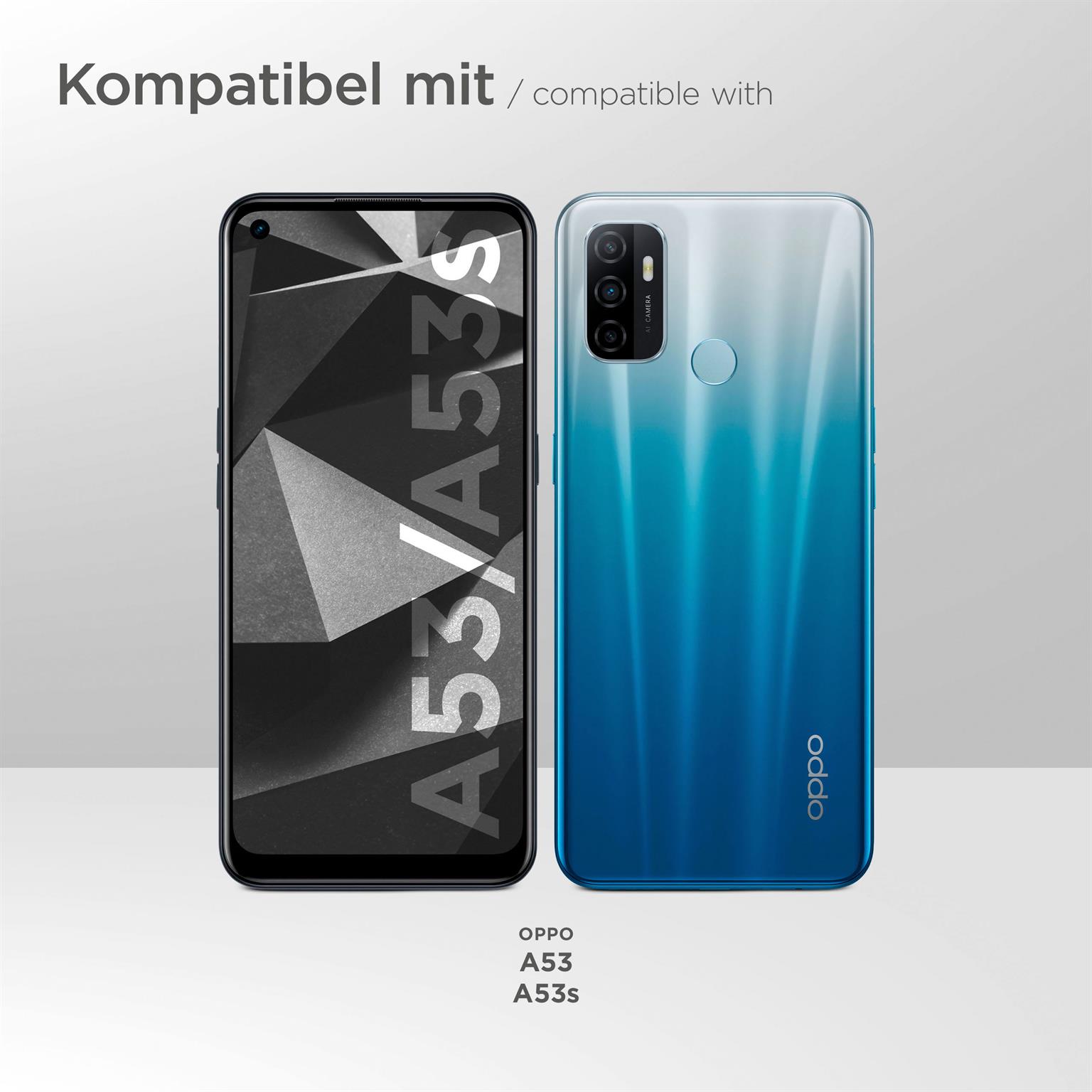 moex Alpha Case für Oppo A53s – Extrem dünne, minimalistische Hülle in seidenmatt