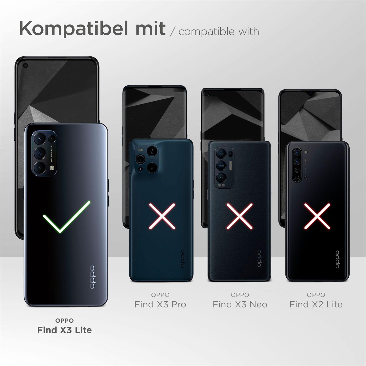 moex Alpha Case für Oppo Find X3 Lite – Extrem dünne, minimalistische Hülle in seidenmatt