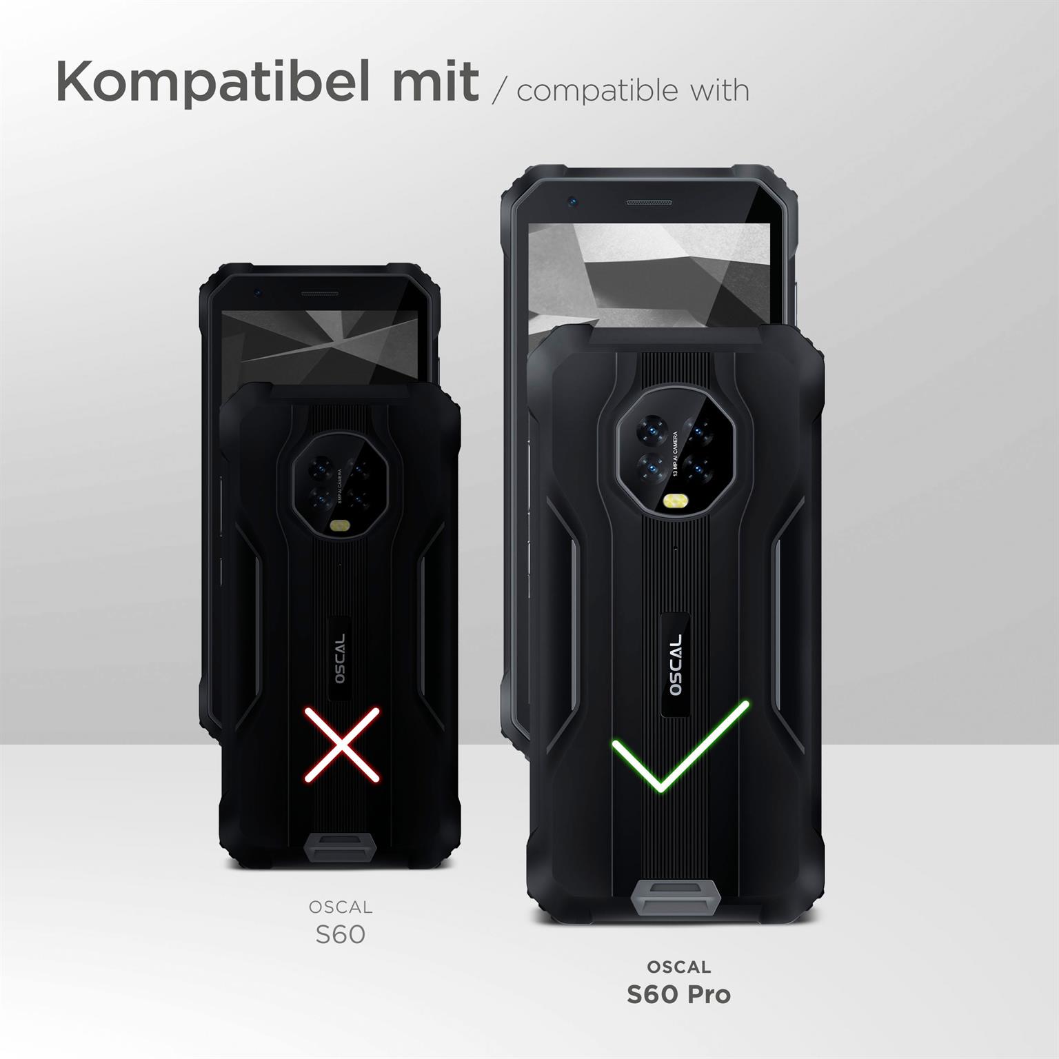 moex Agility Case für OSCAL S60 Pro – Handy Gürteltasche aus Nylon mit Karabiner und Gürtelschlaufe