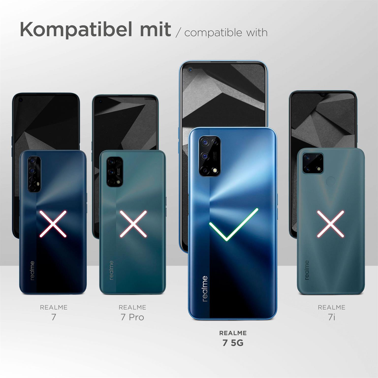 moex Agility Case für Realme 7 5G – Handy Gürteltasche aus Nylon mit Karabiner und Gürtelschlaufe