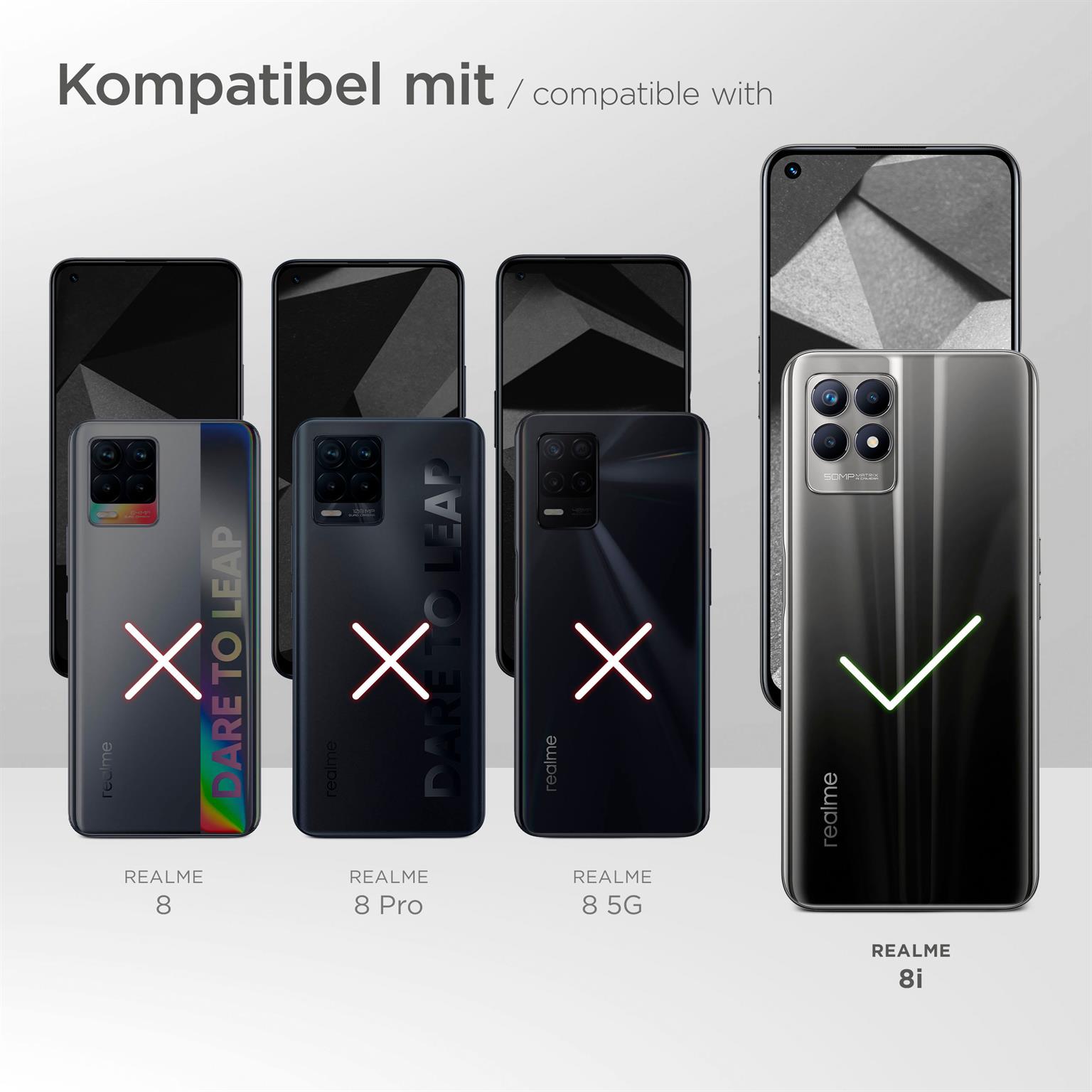 moex Agility Case für Realme 8i – Handy Gürteltasche aus Nylon mit Karabiner und Gürtelschlaufe