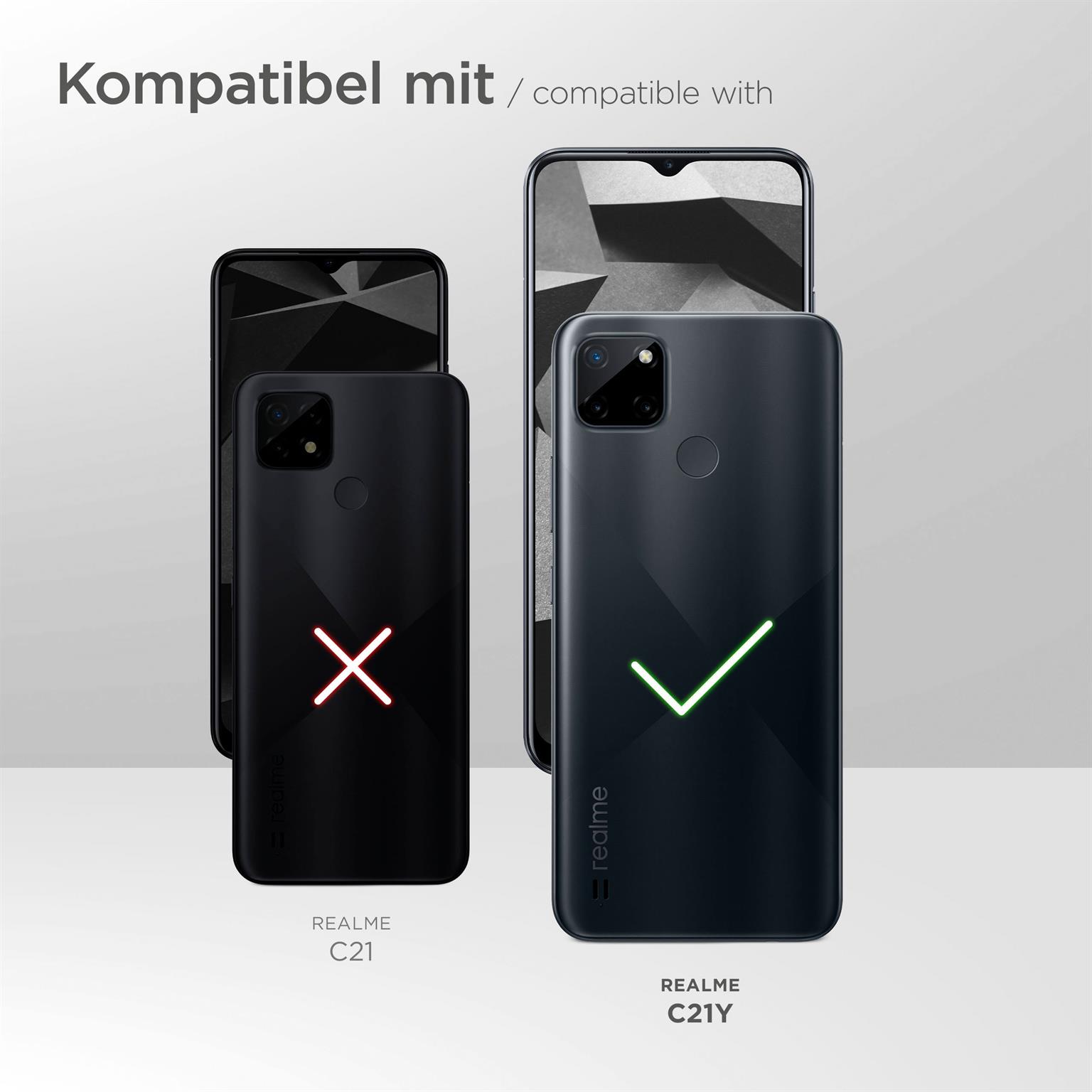 ONEFLOW Force Case für Realme C21Y – Smartphone Armtasche aus Neopren, Handy Sportarmband