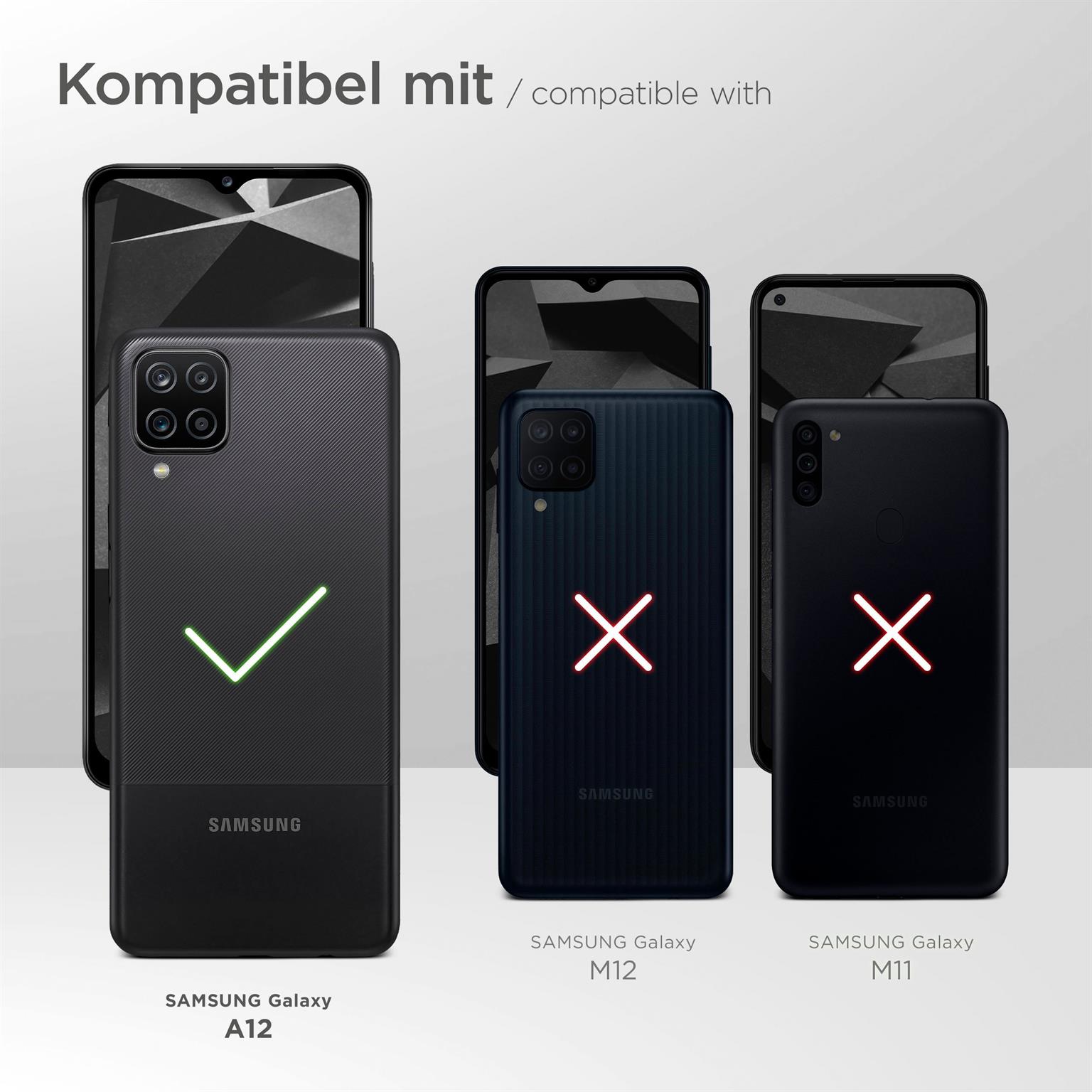 moex Alpha Case für Samsung Galaxy A12 – Extrem dünne, minimalistische Hülle in seidenmatt