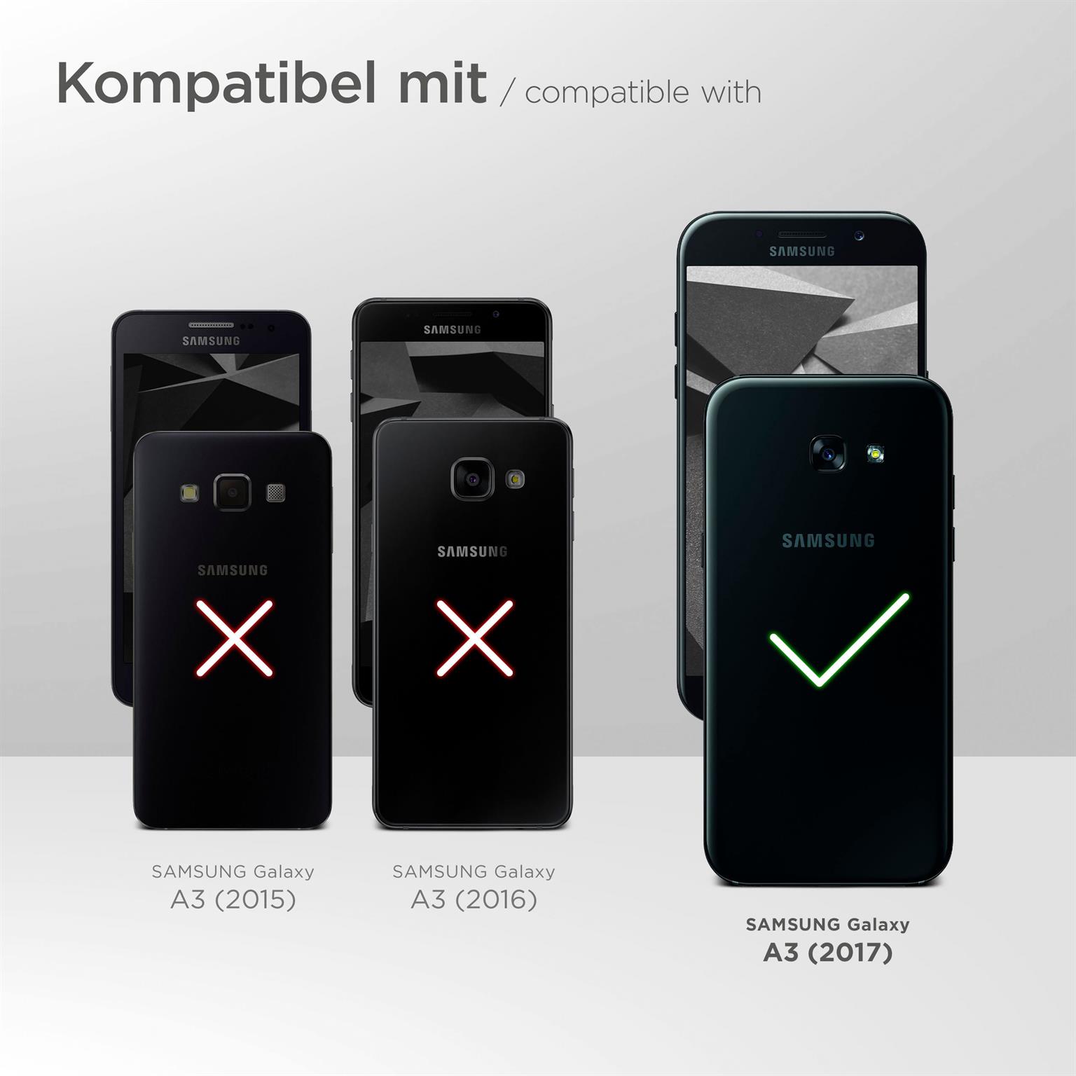 moex Pull Case für Samsung Galaxy A3 (2017) – Handyhülle zum Einstecken mit Ausziehhilfe