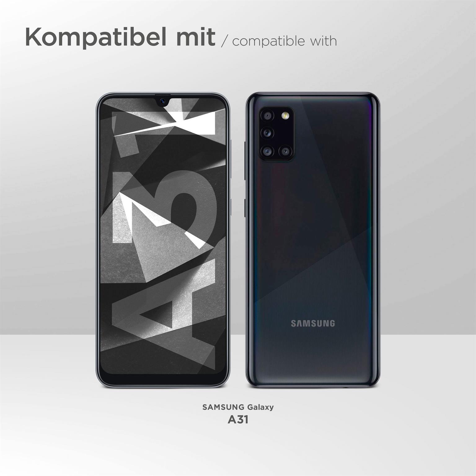 moex Alpha Case für Samsung Galaxy A31 – Extrem dünne, minimalistische Hülle in seidenmatt