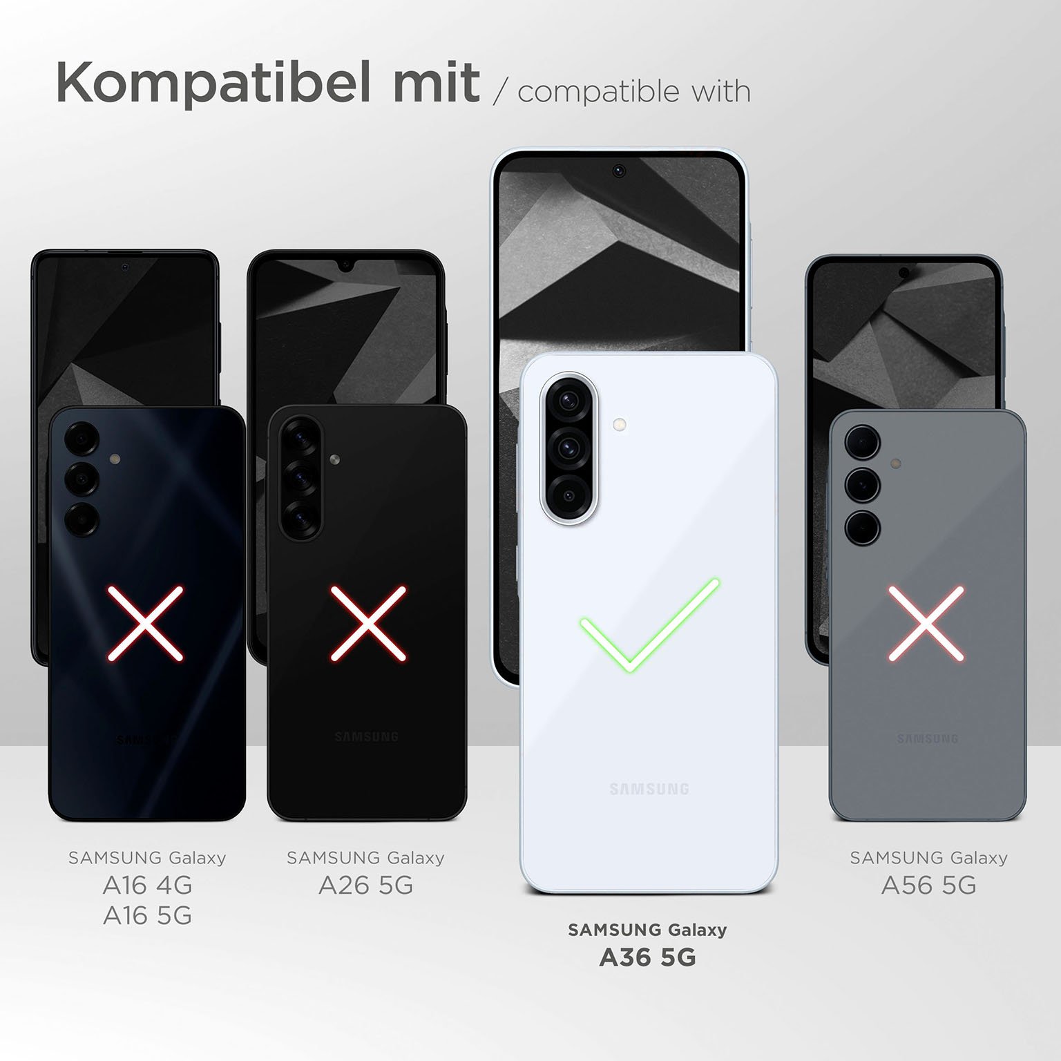 moex CurveProtect Samsung Galaxy A36 5G Panzerglas 3D Full Screen