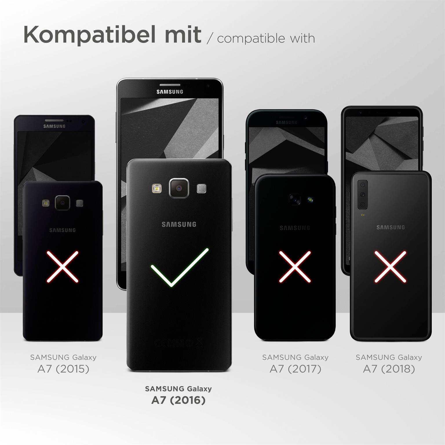 ONEFLOW Clear Case Samsung Galaxy A7 (2016) Silikonhülle transparent