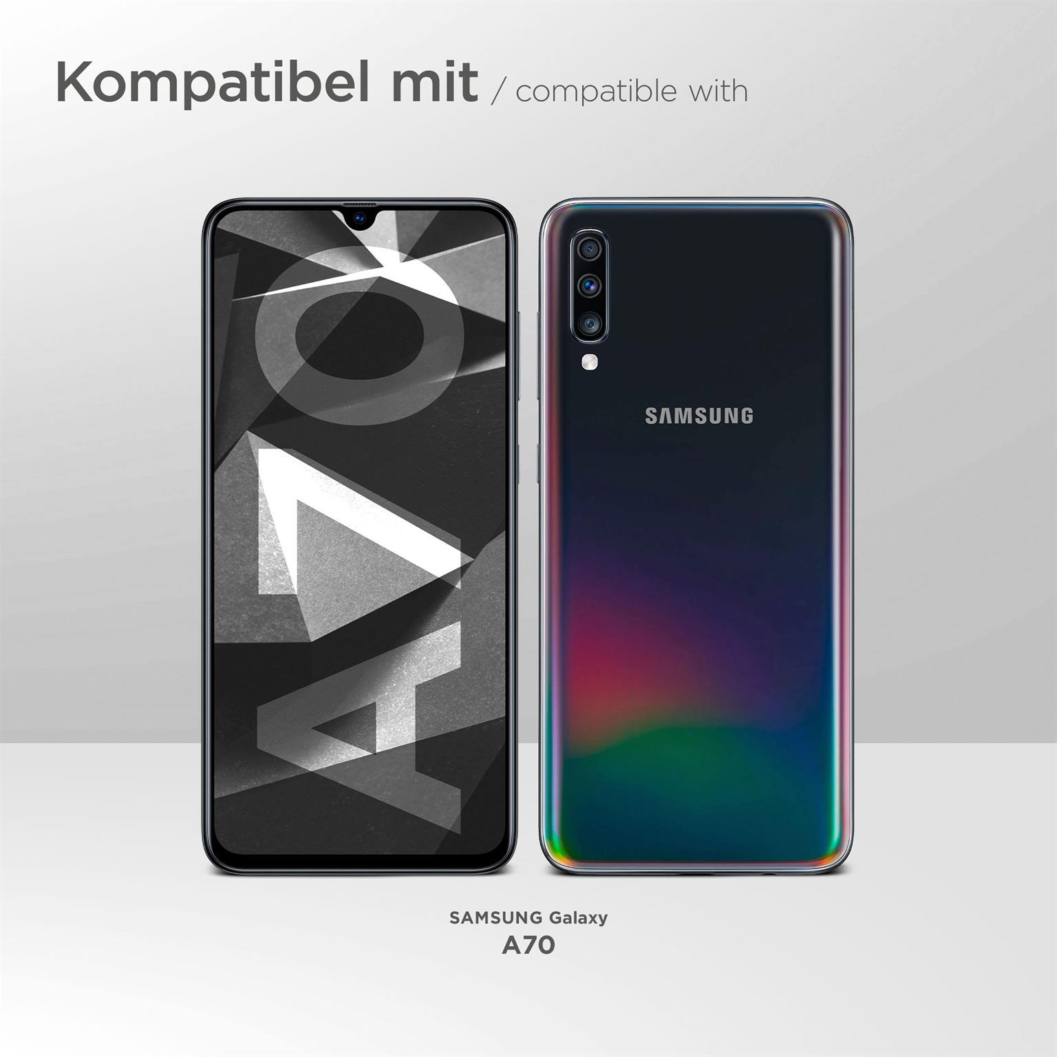 moex Alpha Case für Samsung Galaxy A70 – Extrem dünne, minimalistische Hülle in seidenmatt