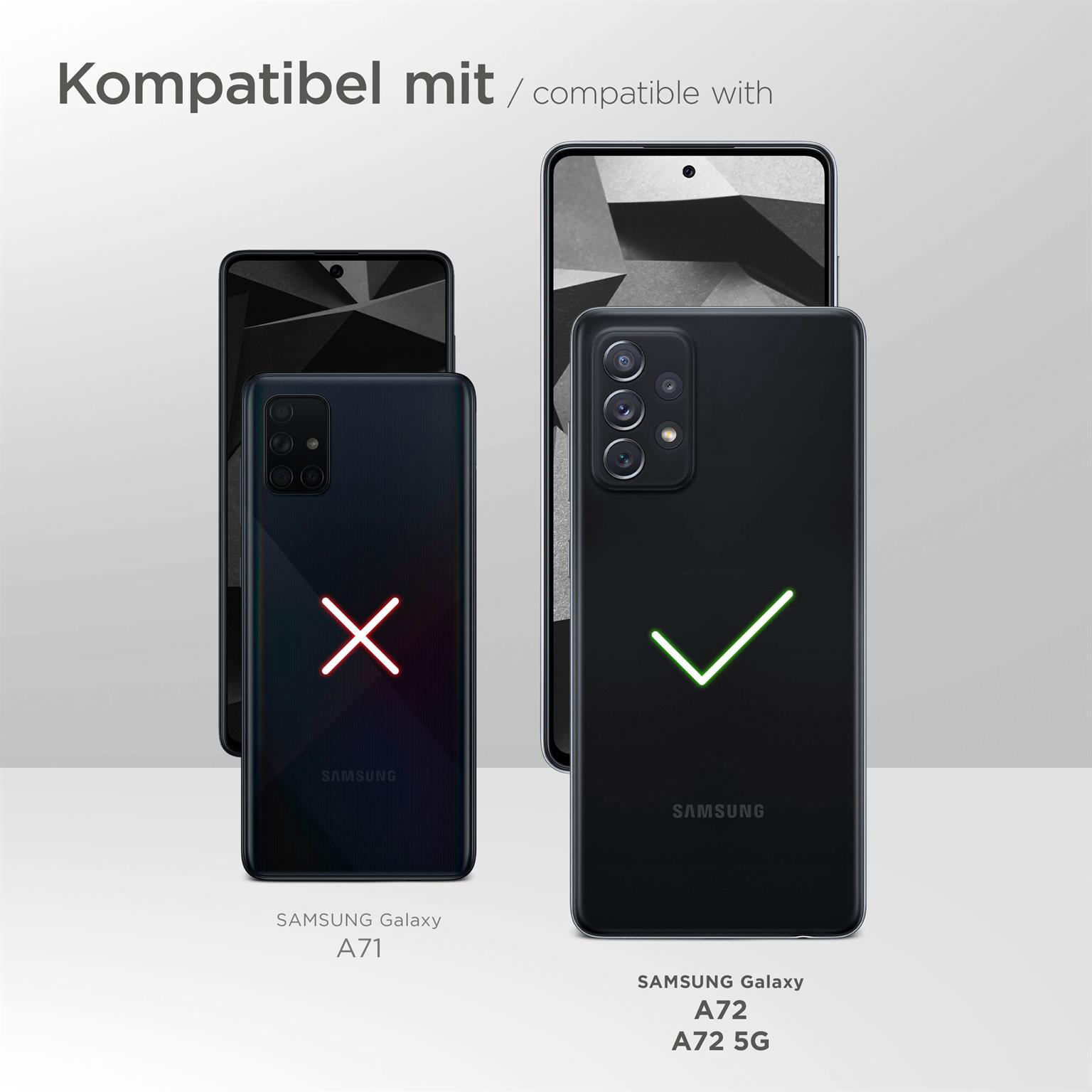 ONEFLOW Clear Case Samsung Galaxy A72 Silikonhülle transparent