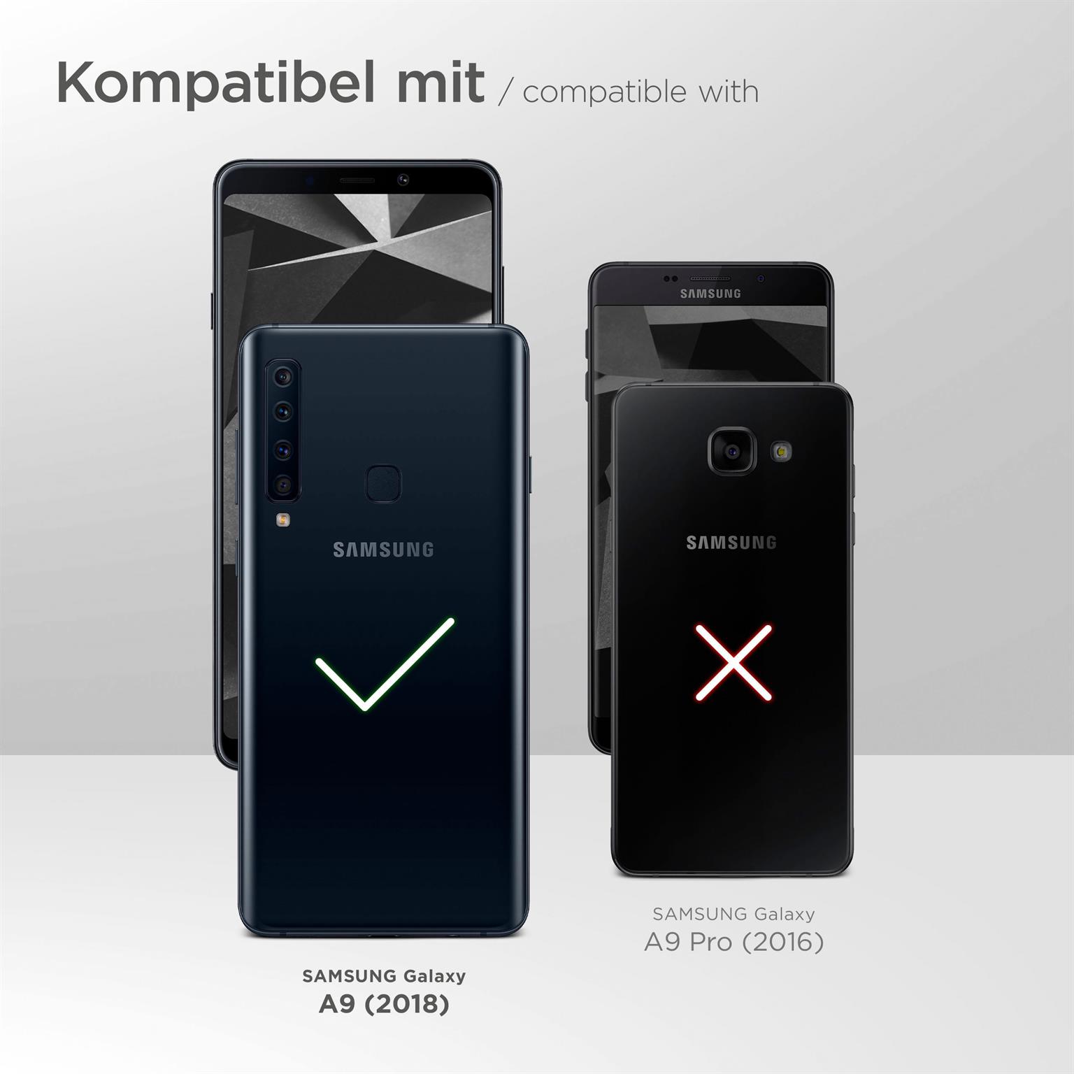 moex Alpha Case für Samsung Galaxy A9 (2018) – Extrem dünne, minimalistische Hülle in seidenmatt