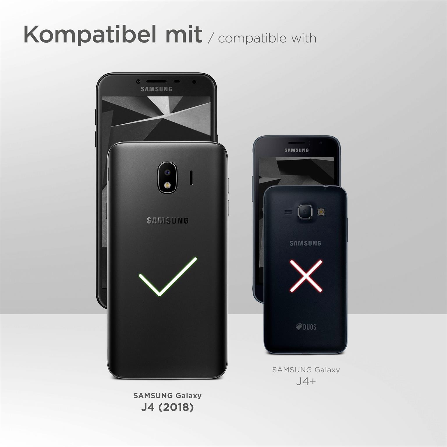 moex Agility Case für Samsung Galaxy J4 (2018) – Handy Gürteltasche aus Nylon mit Karabiner und Gürtelschlaufe