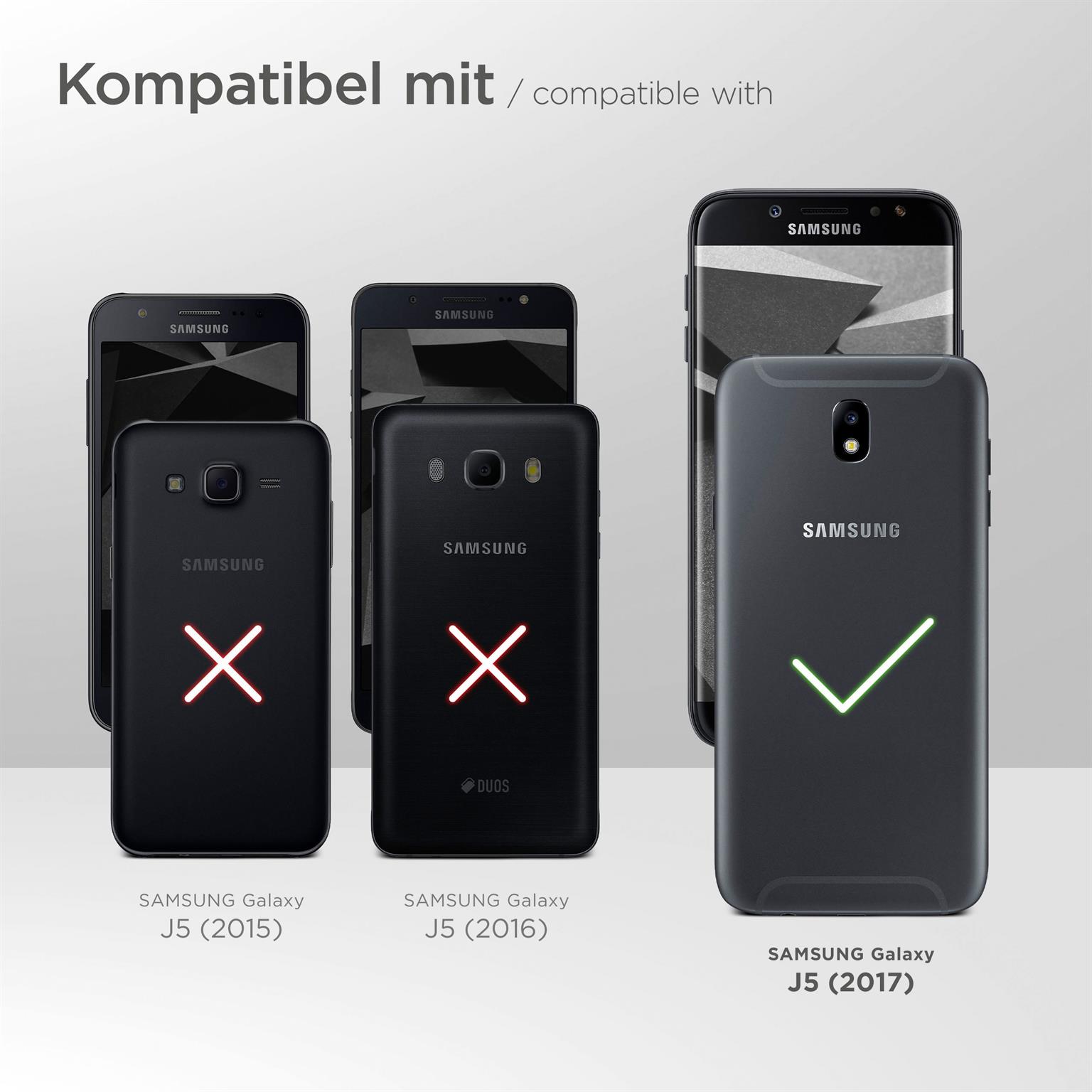 ONEFLOW Clear Case Samsung Galaxy J5 (2017) Silikonhülle transparent