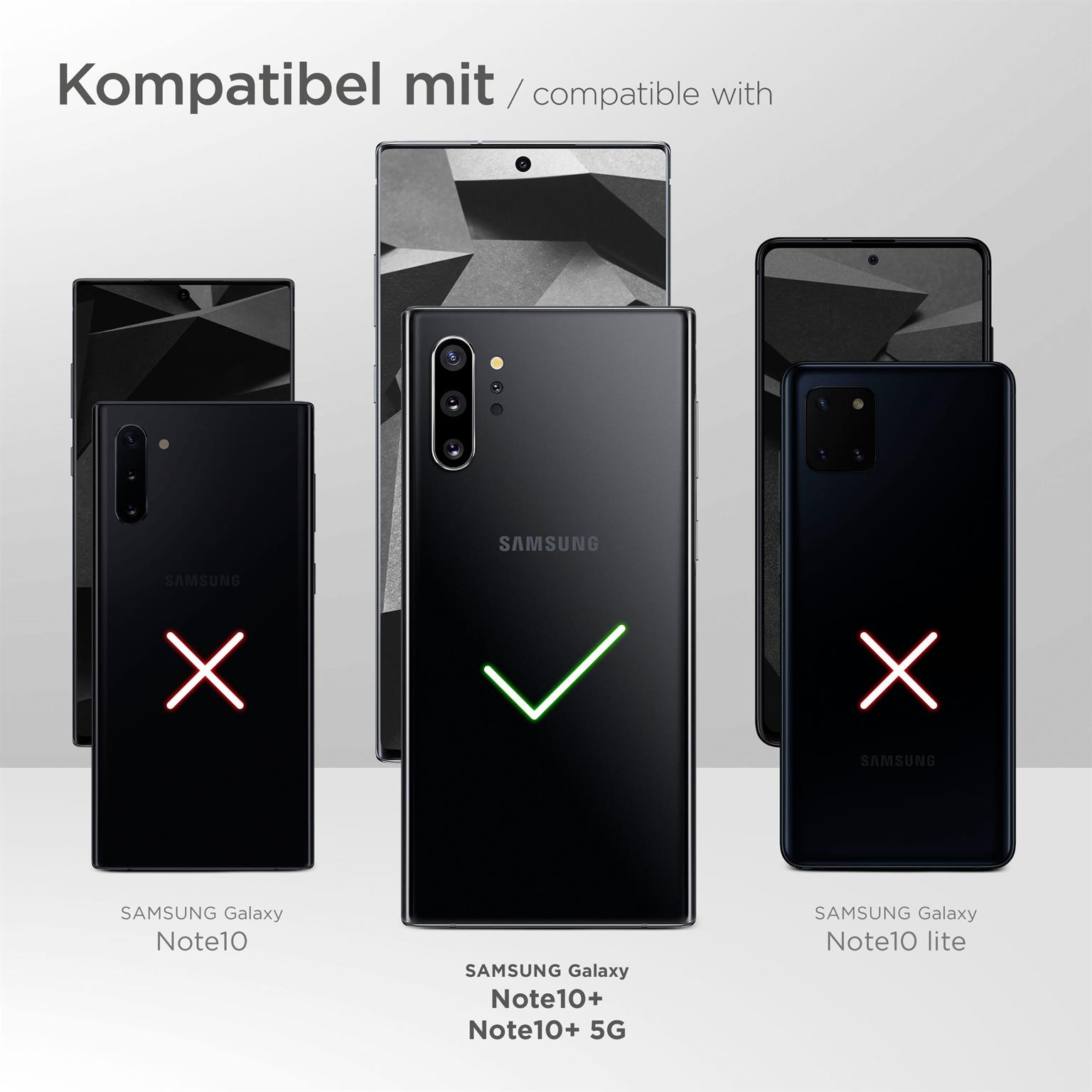 ONEFLOW Glitter Case für Samsung Galaxy Note 10 Plus 5G – Glitzer Hülle aus TPU, designer Handyhülle