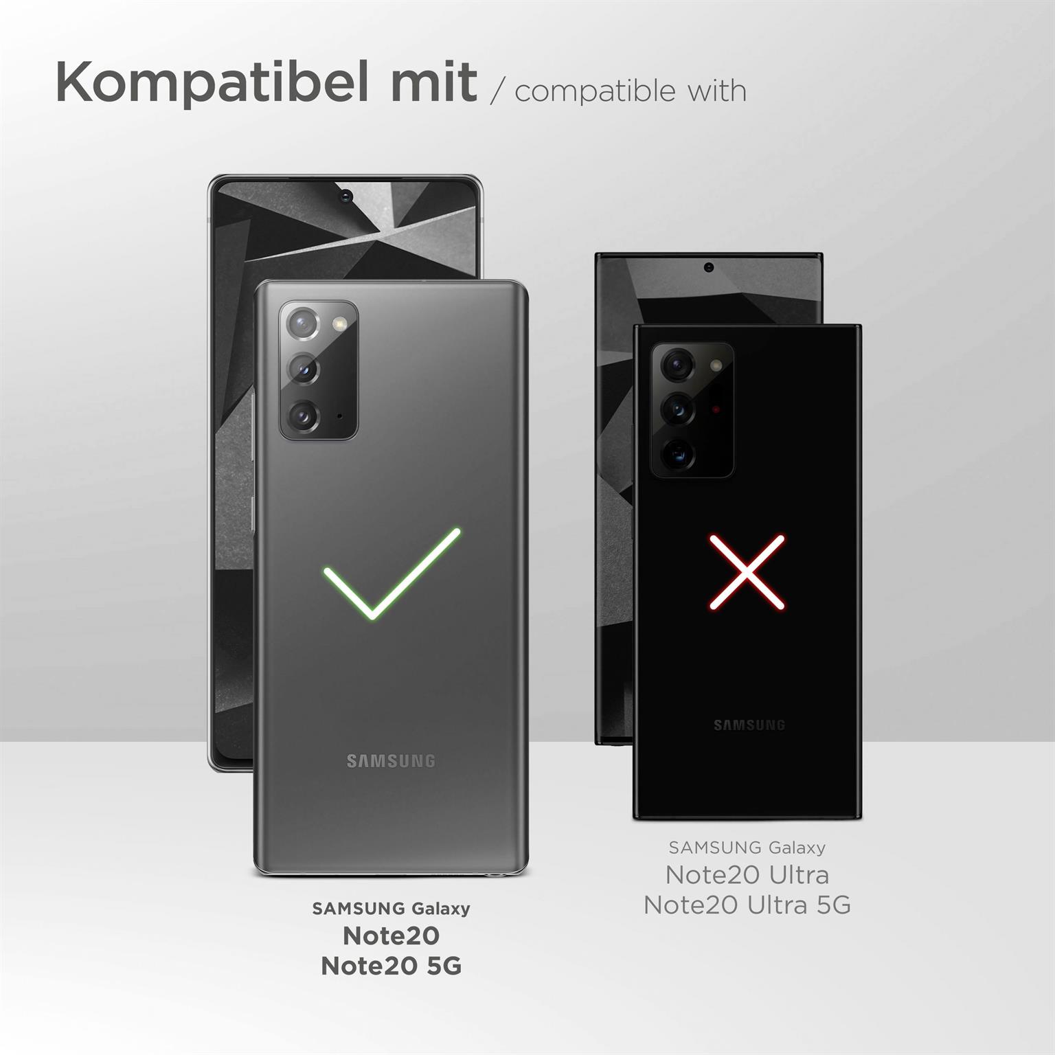 moex Alpha Case für Samsung Galaxy Note 20 5G – Extrem dünne, minimalistische Hülle in seidenmatt