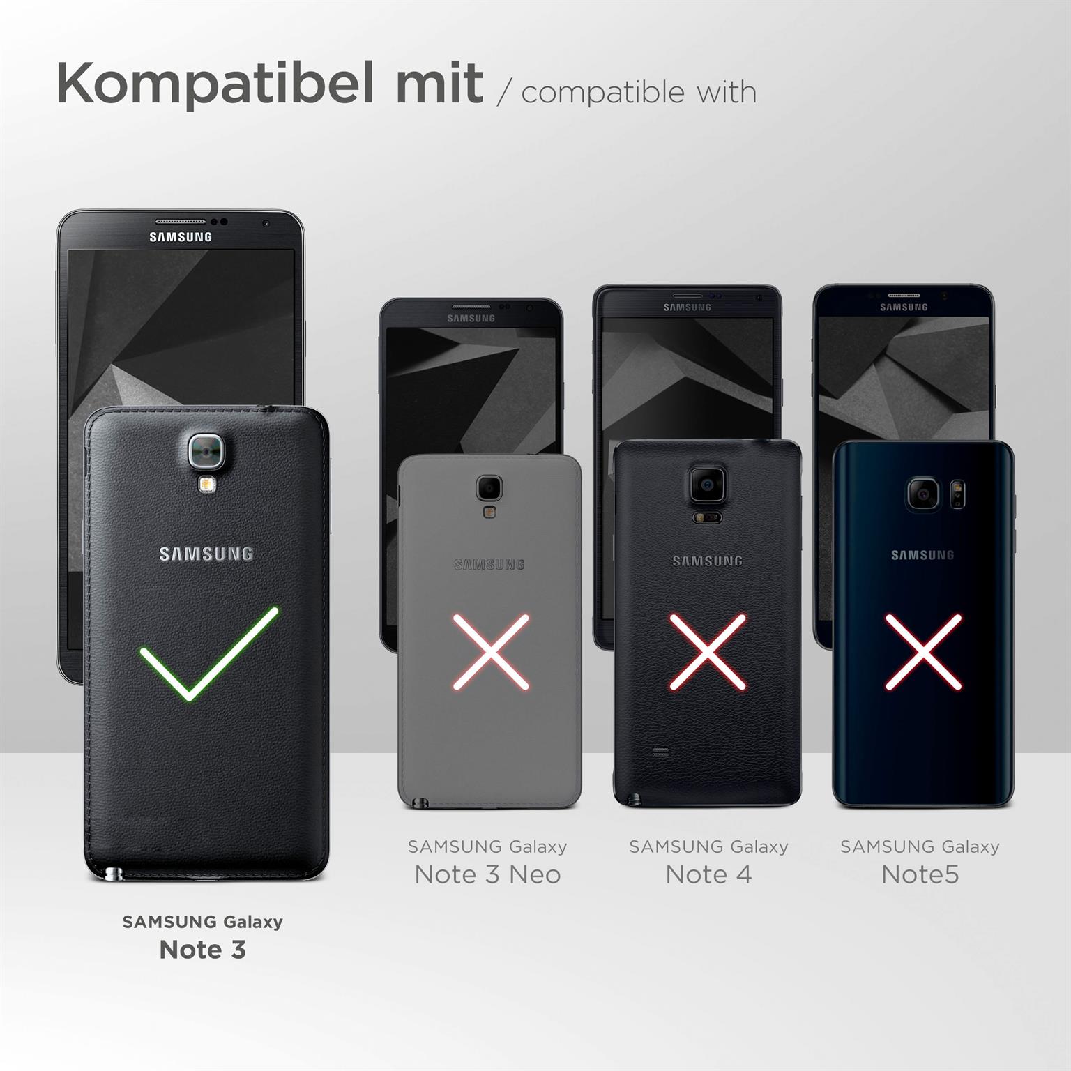 moex FlexProtect Matt für Samsung Galaxy Note 3 – Anti Reflex Schutzfolie für besten Displayschutz, Matt
