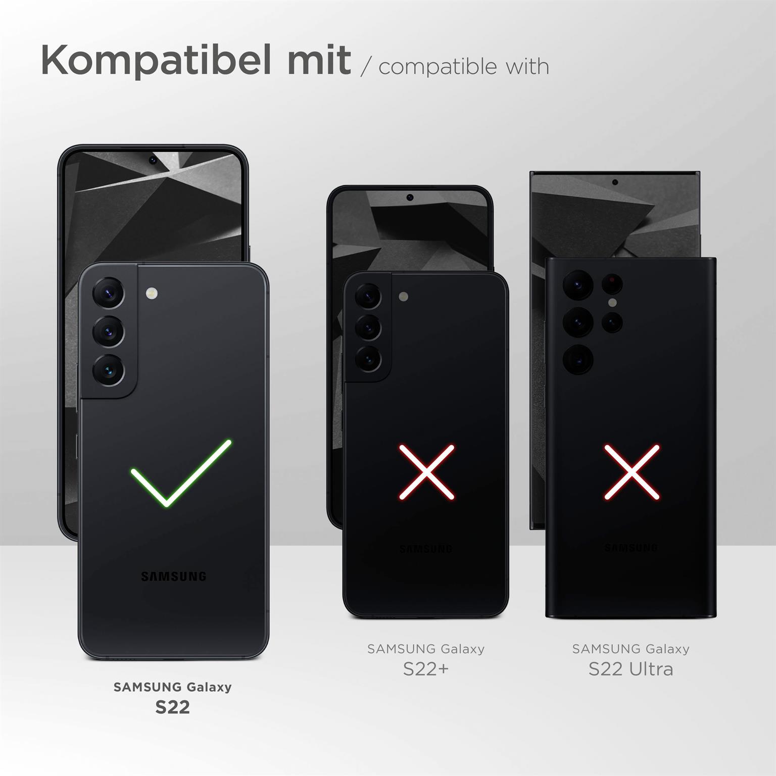 moex Free Spirit Samsung Galaxy S22 Hülle mit Band abnehmbar